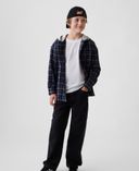 Kinder Baggy Jeans-Schwarz - 001