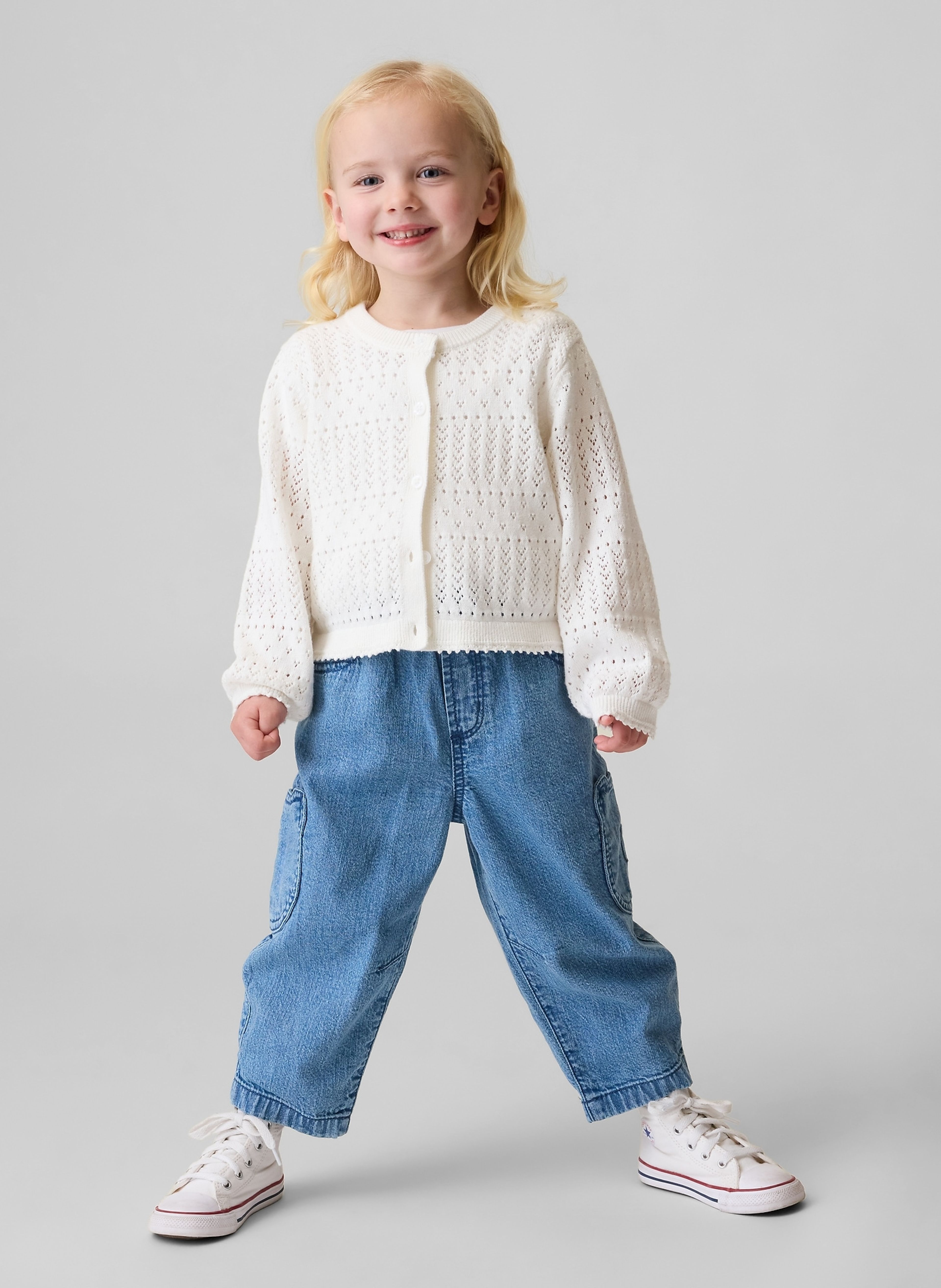 Baby Pull-On Barrel Jeans Brannan Bear unisex - 002