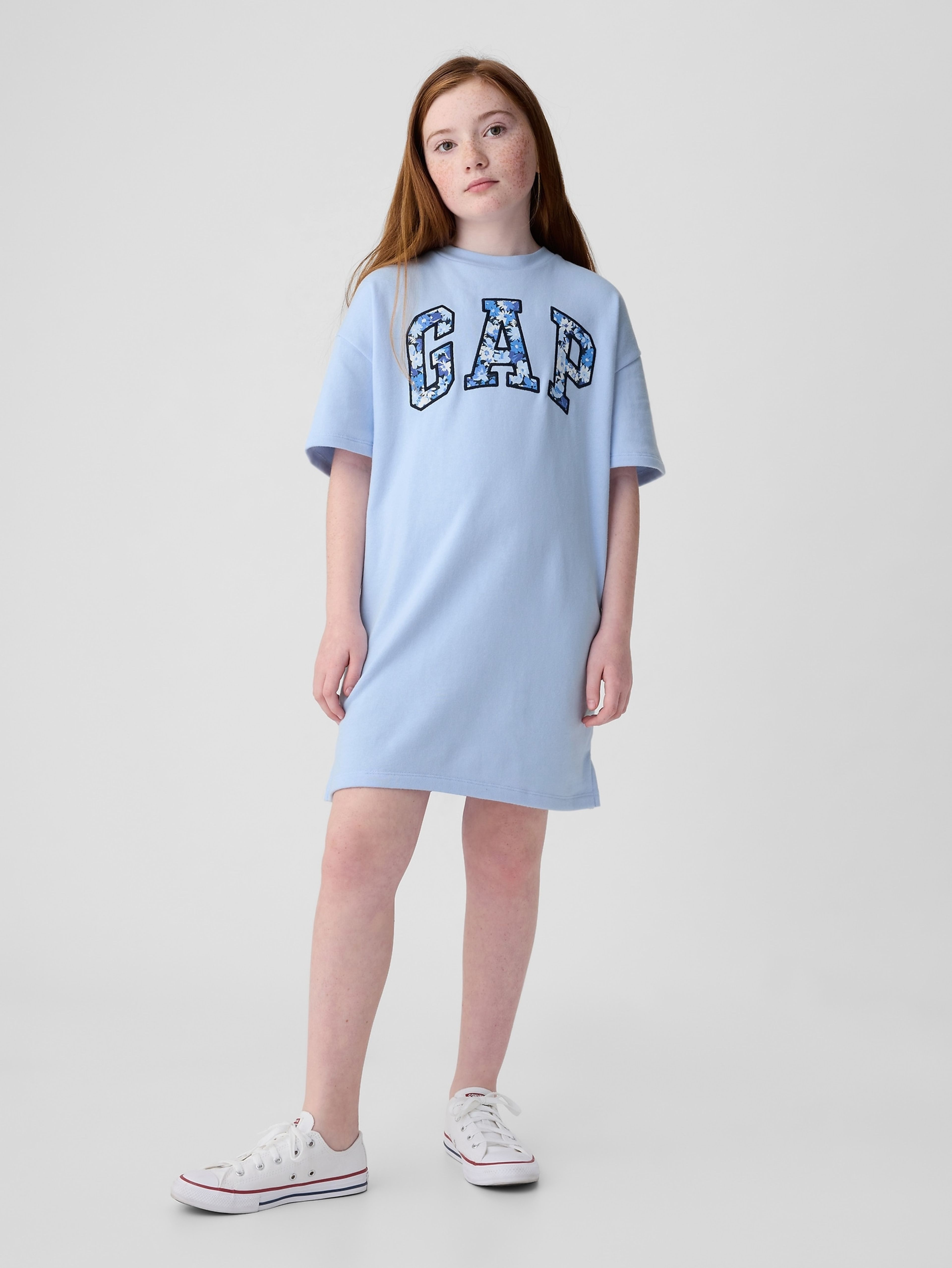 Kinderkleid mit Logo Oversized