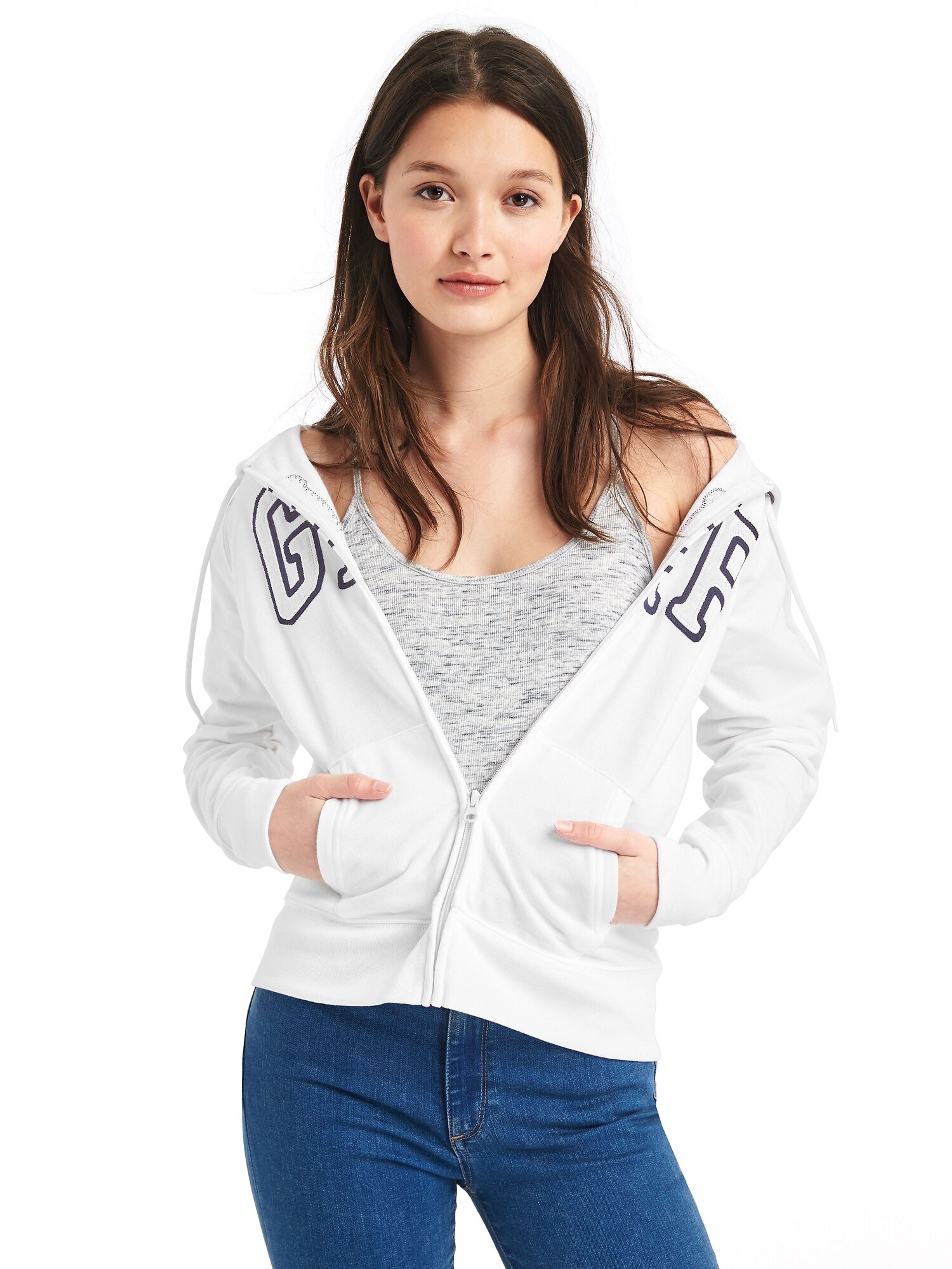 Bluza logo GAP zip