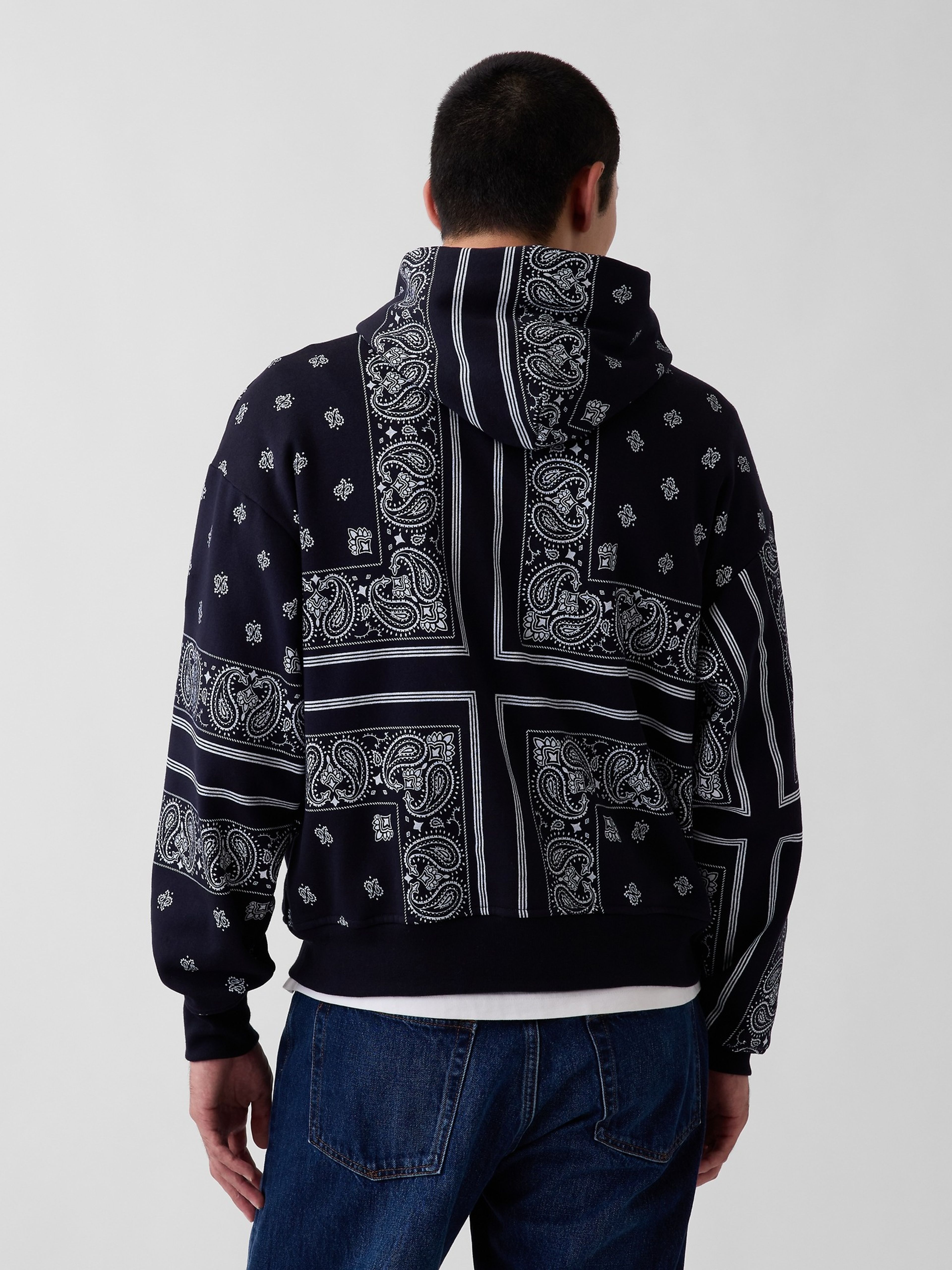 Oversize sweatshirt Bandana VintageSoft unisex met logo - 004