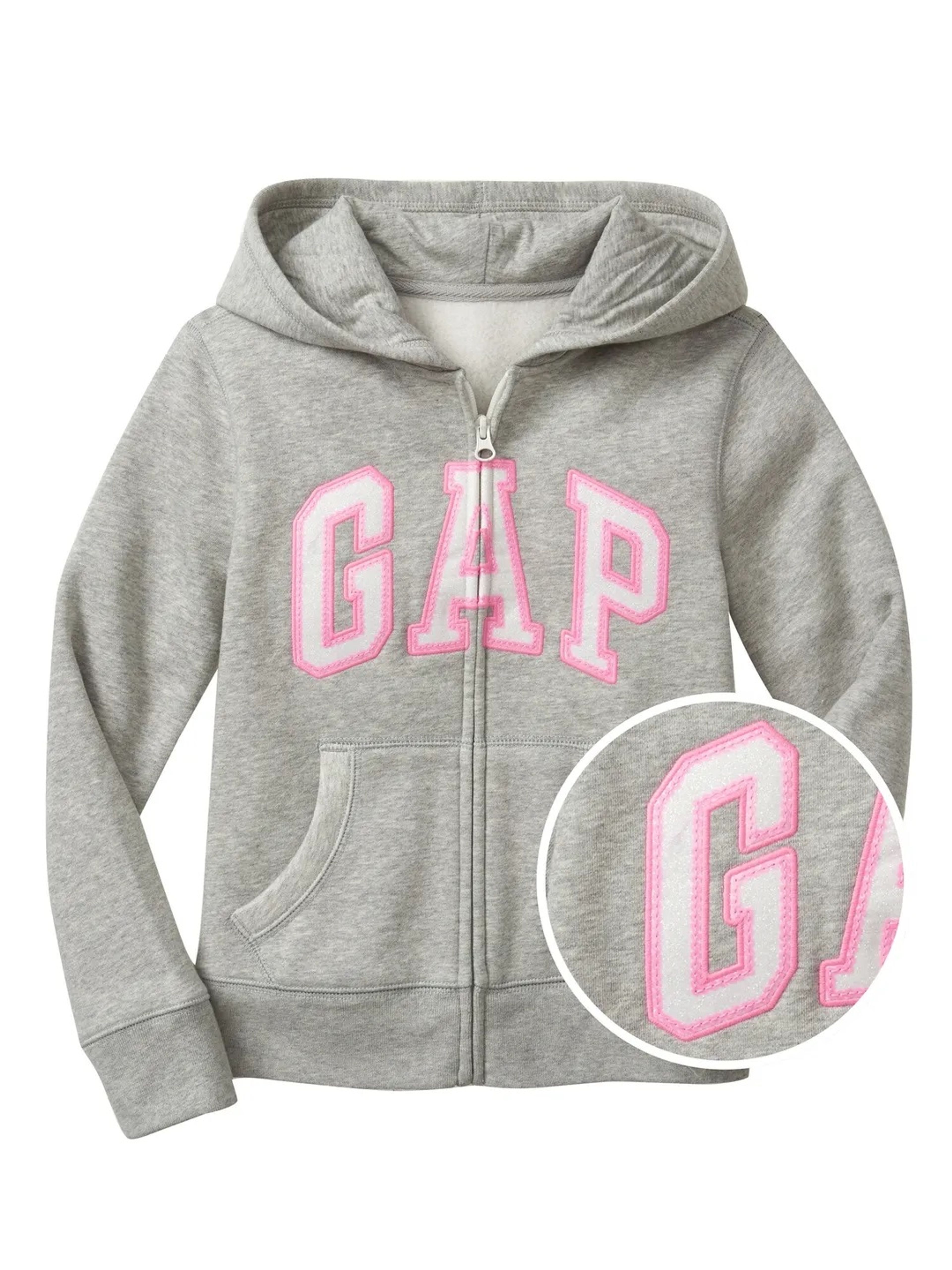 Detská mikina GAP logo zip