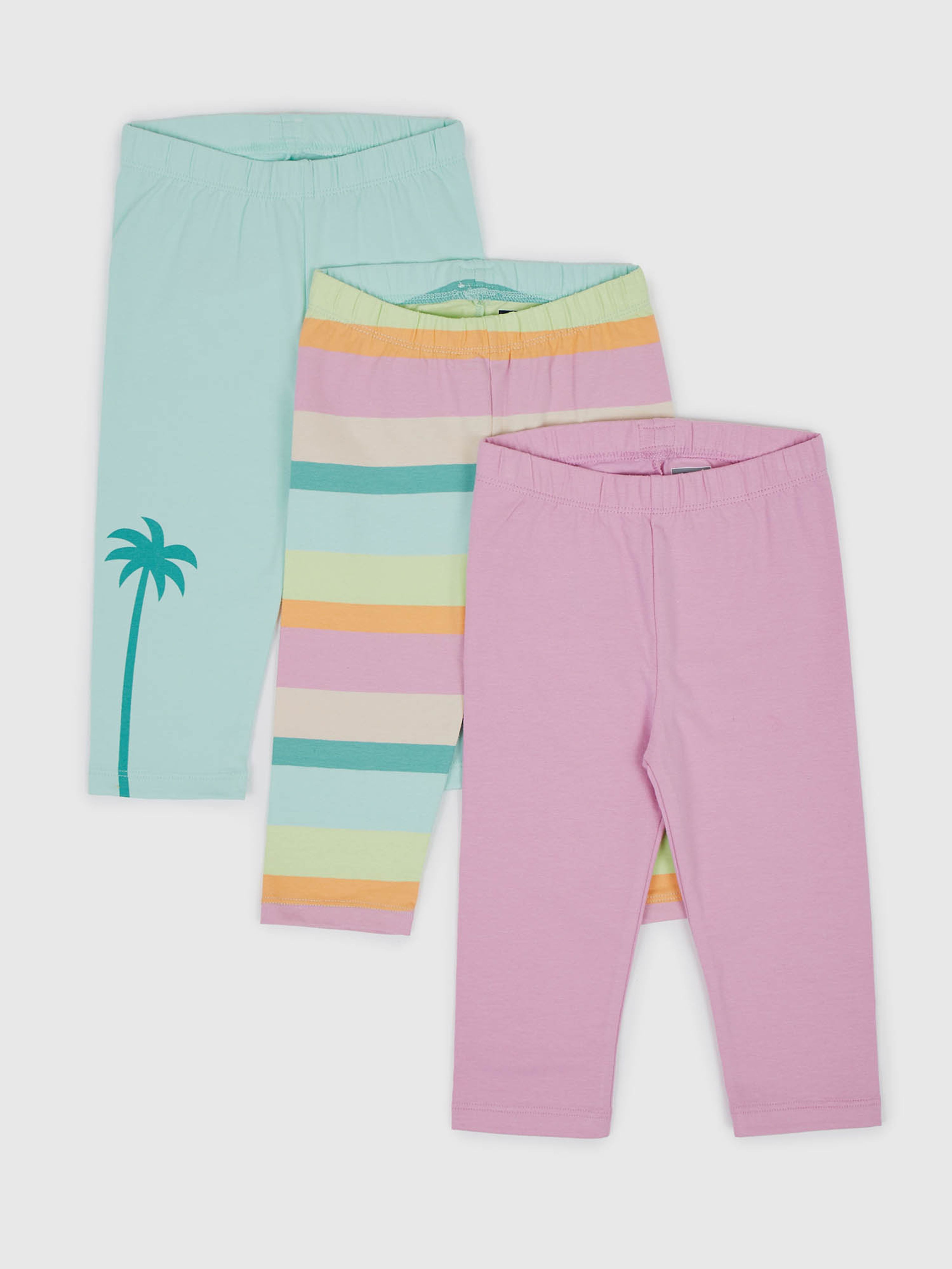 Baby Organic-Leggings, 3er-Pack