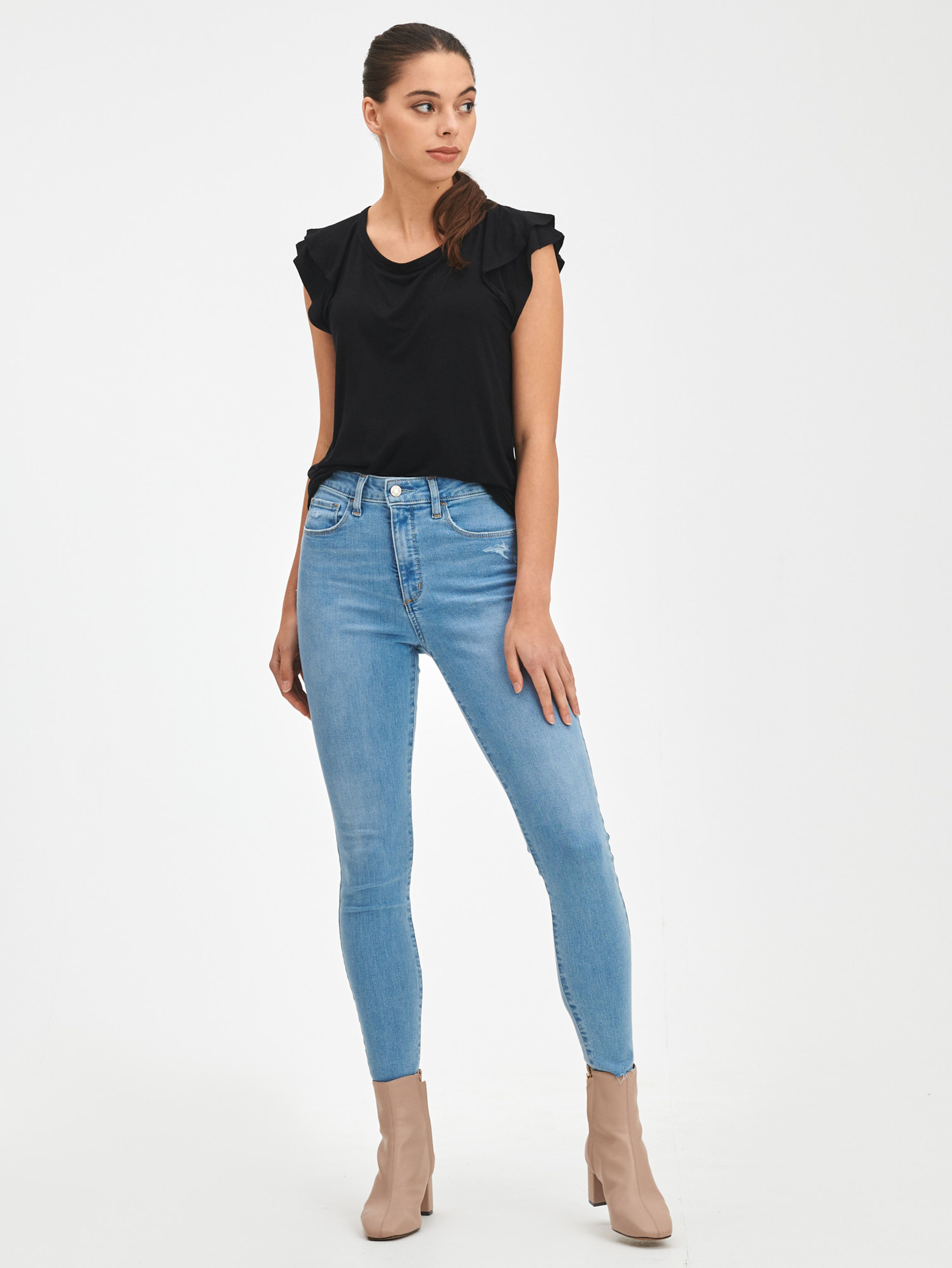 Džínsy High Rise Universal Jeggings - 001