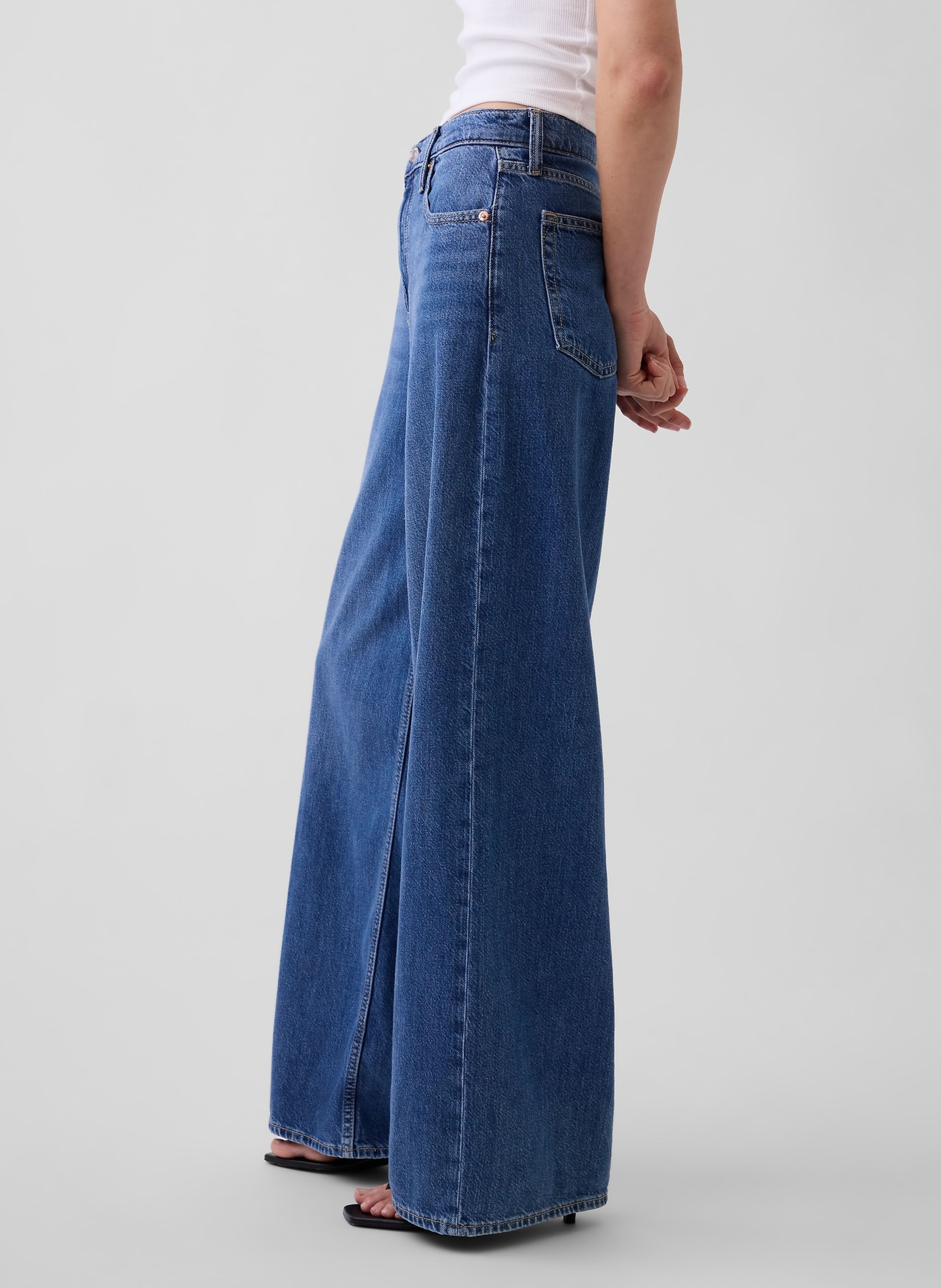 Mid Rise Baggy UltraSoft Jeans - 003