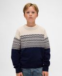 Sweter dziecięcy CashSoft-Granatowy - 002