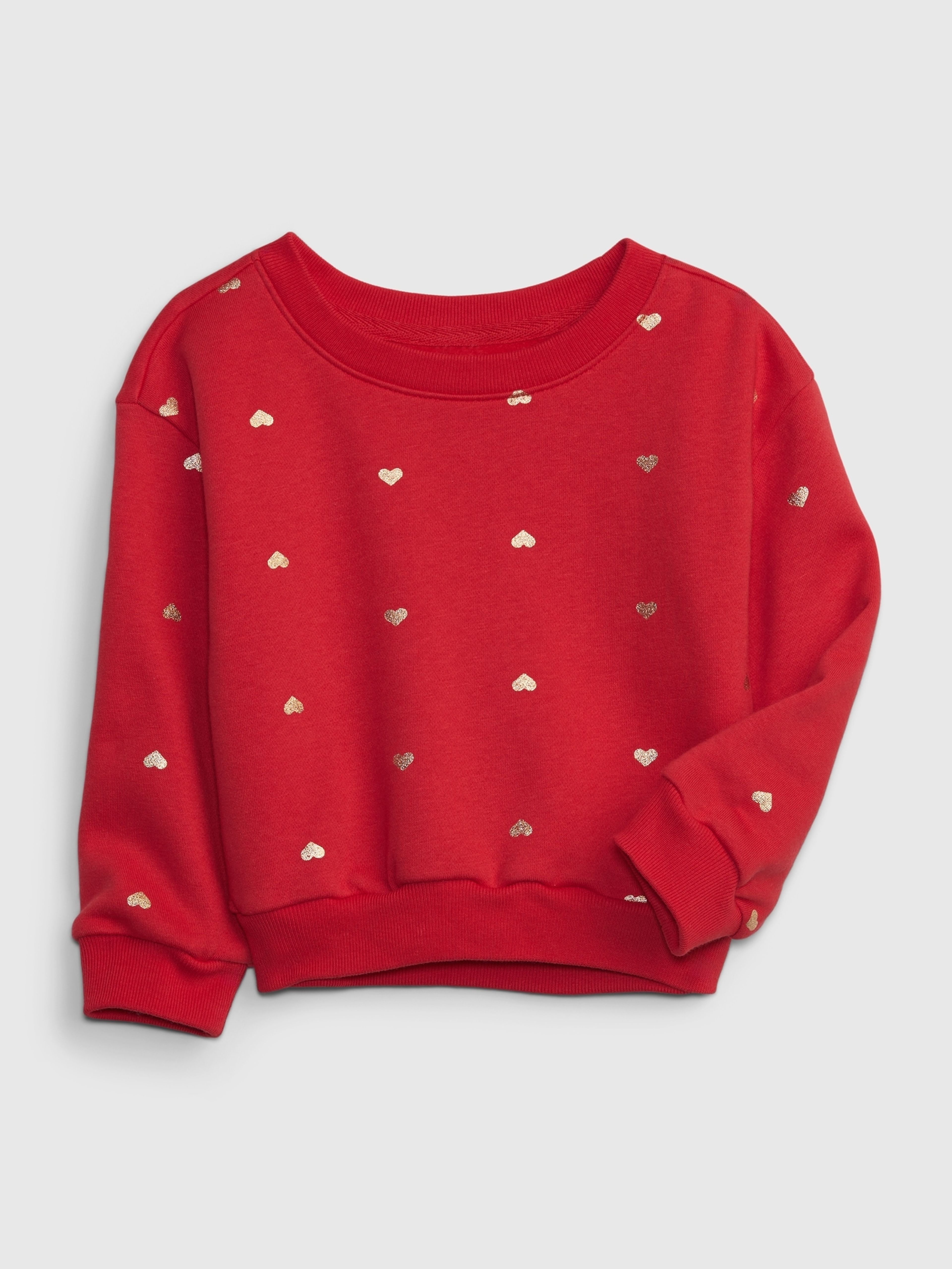 Kinder Sweatshirt mit Herzen