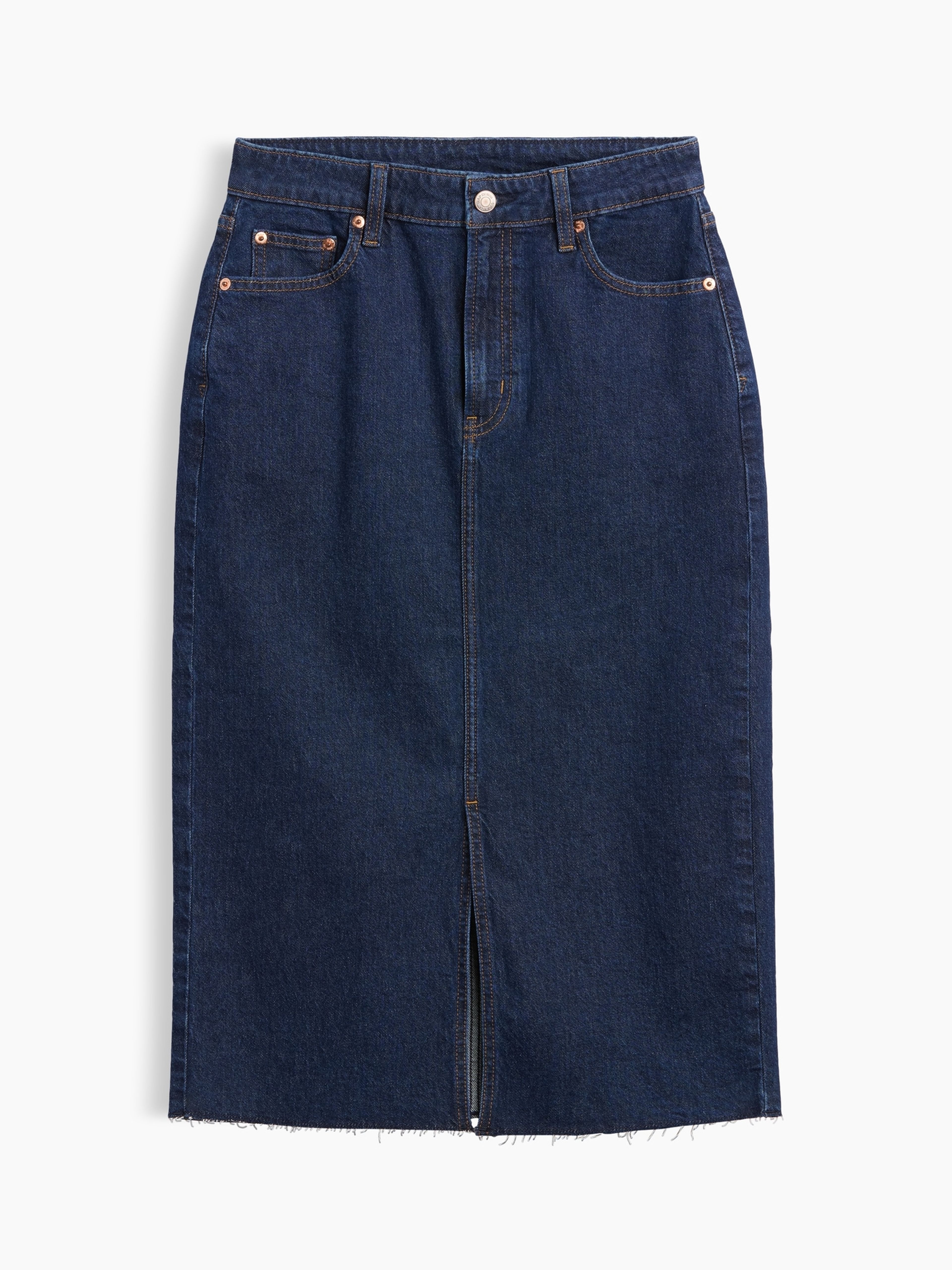Jupe midi en jean - 005