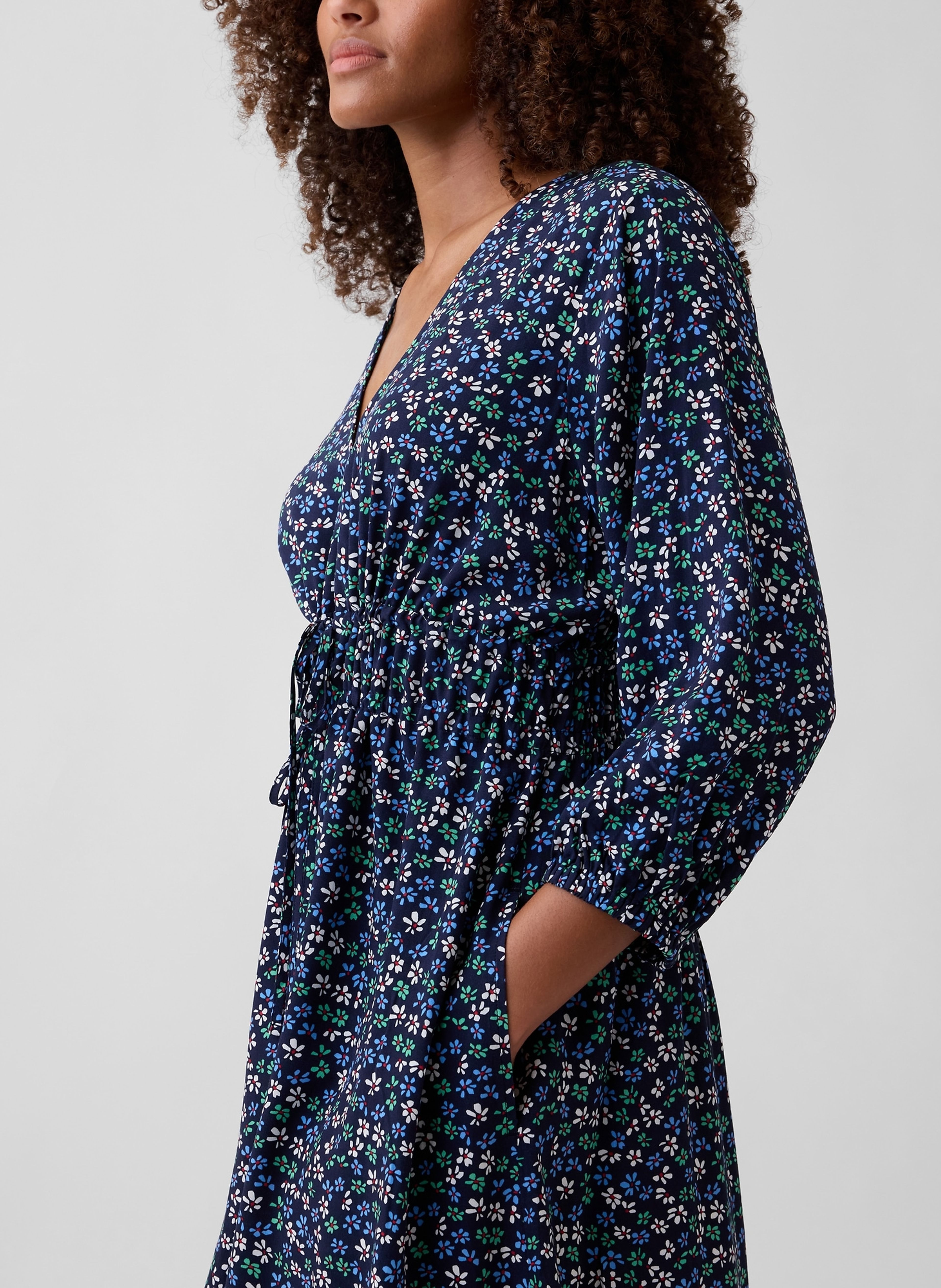 Rochie mini cu buzunare - 003
