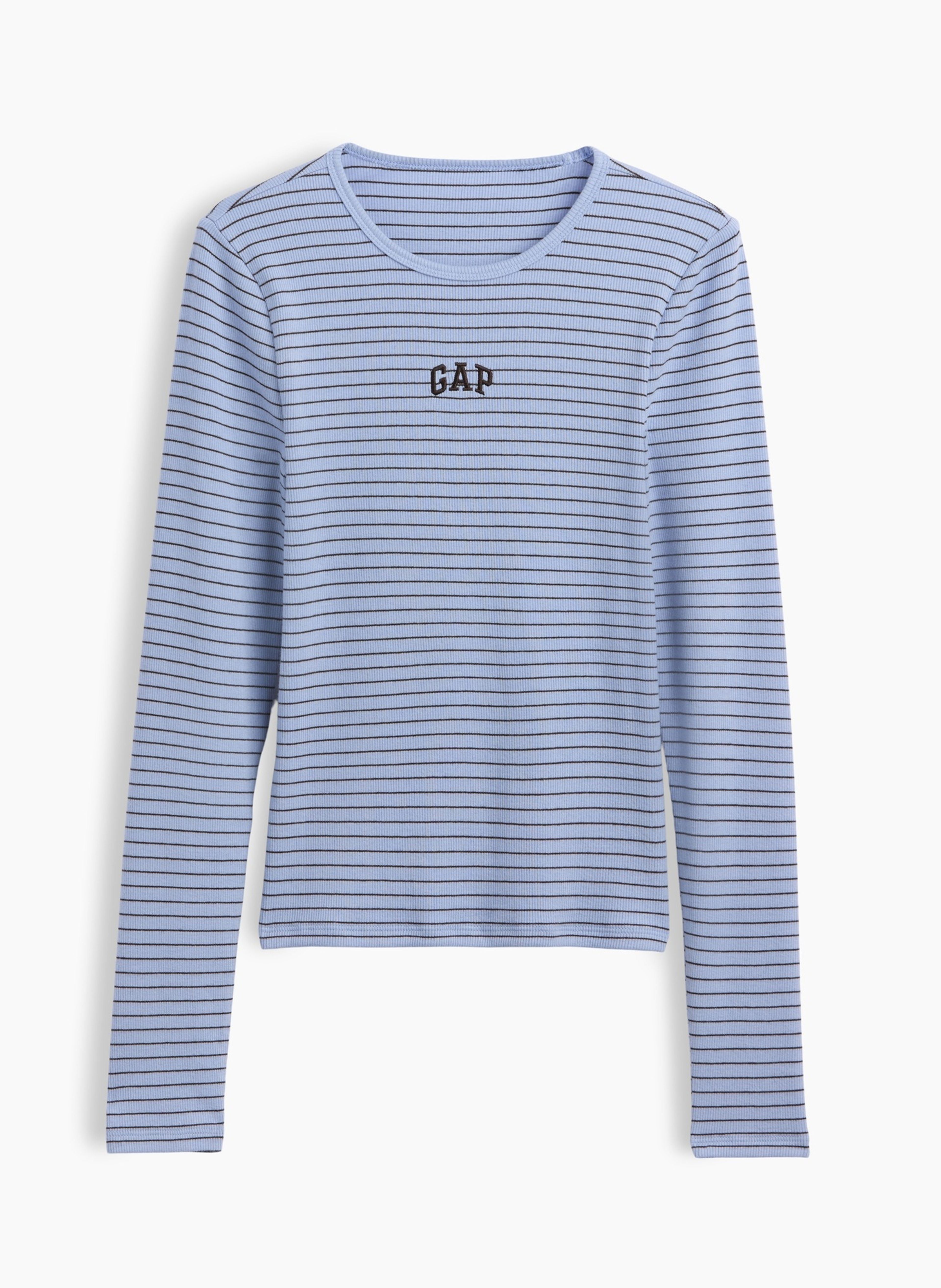 Ripp-T-Shirt mit Logo - 006