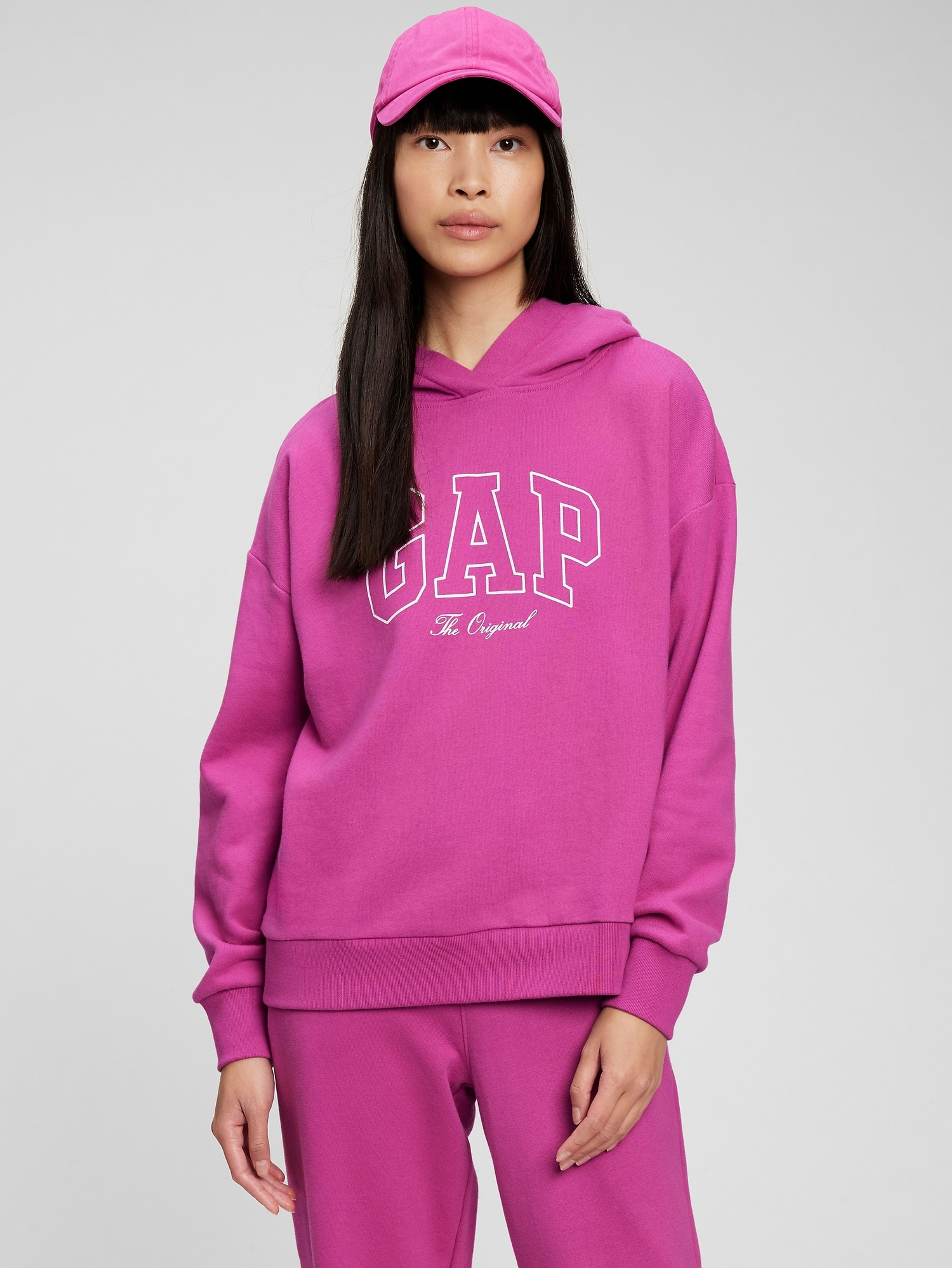 Sweatshirt GAP Logo mit Kapuze