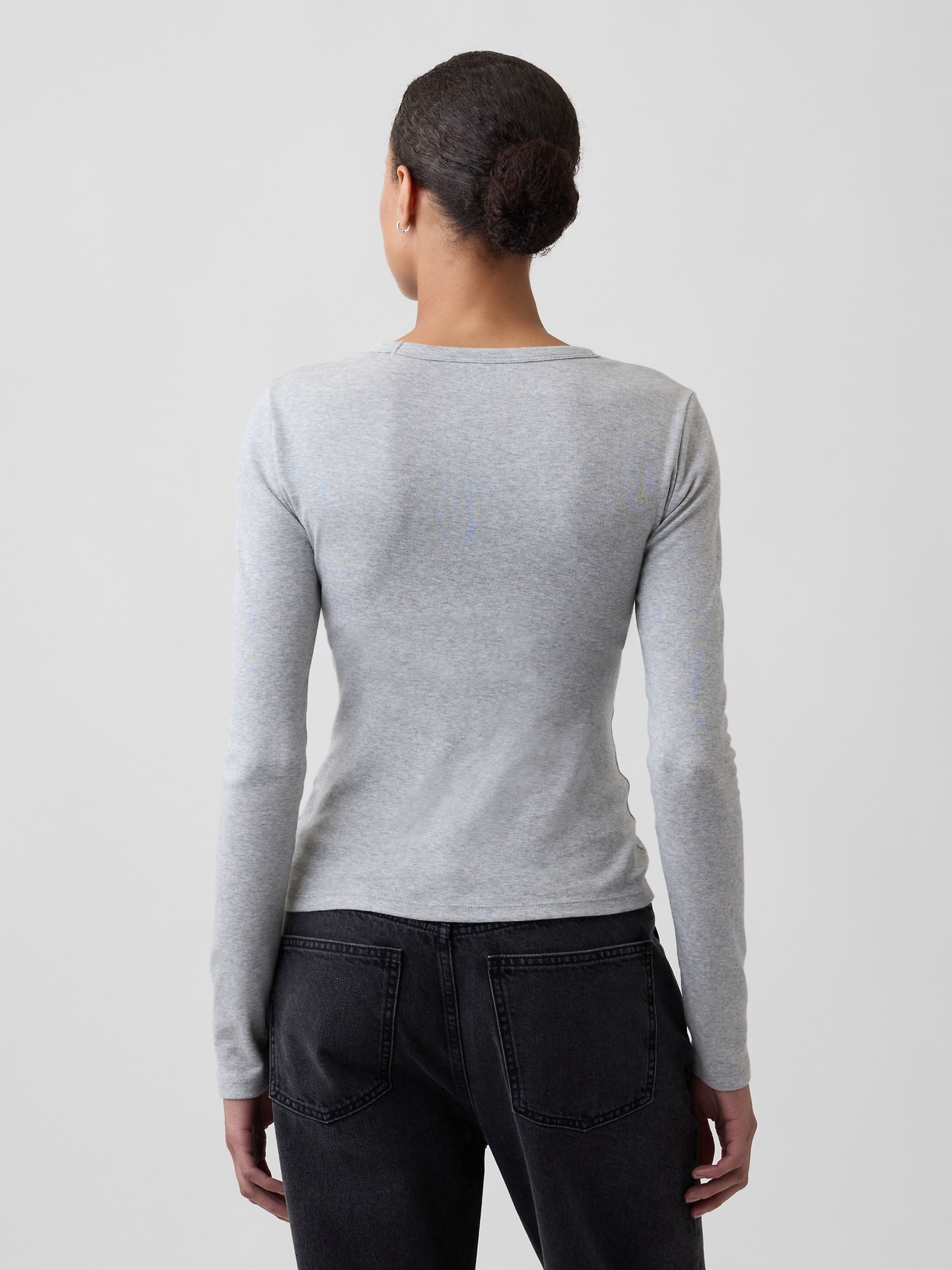 T-shirt en maille côtelée - 002
