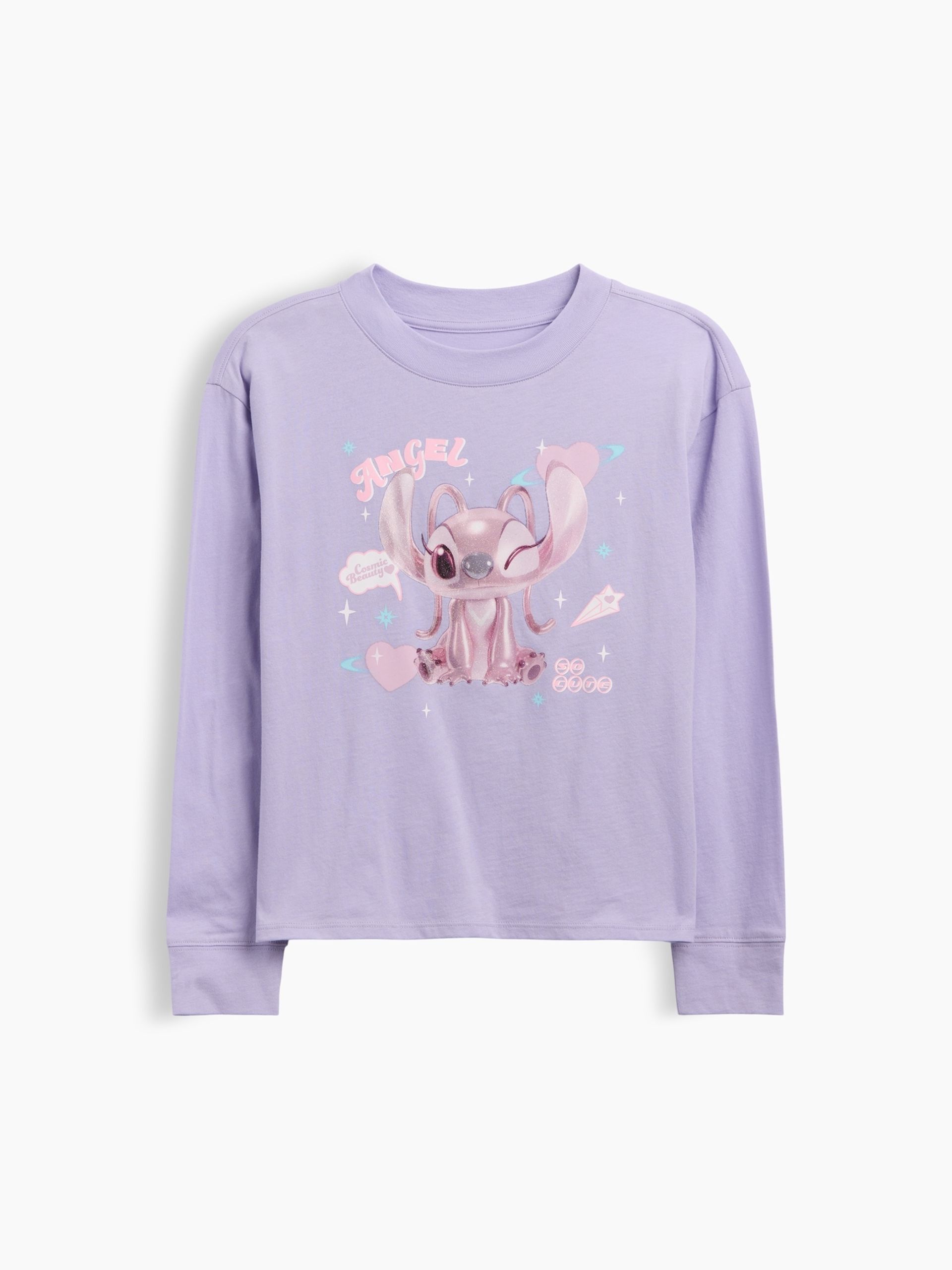 Dětské oversize tričko Gap × Lilo & Stitch - 001
