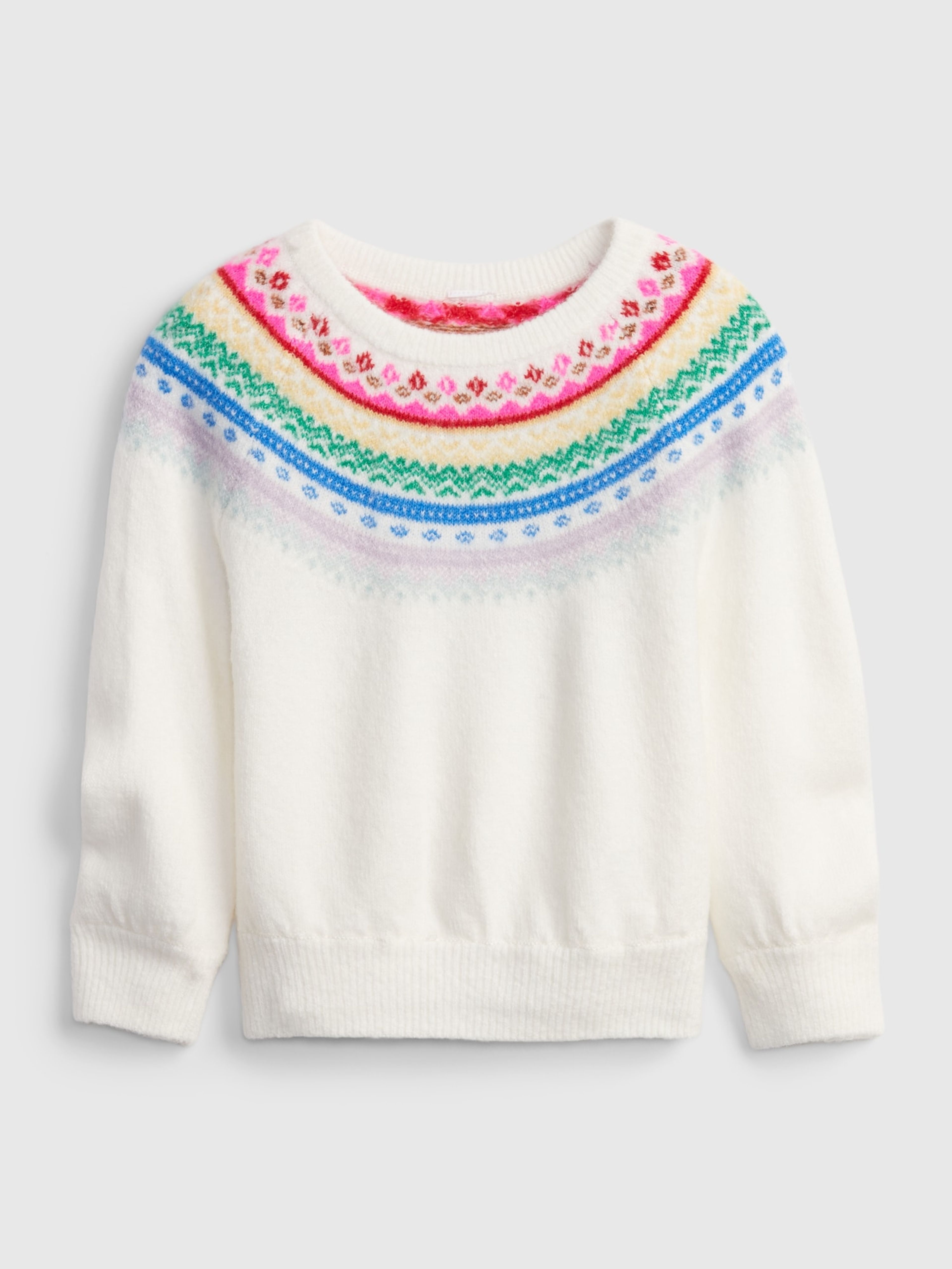 Kinder-Pullover mit Strickmuster