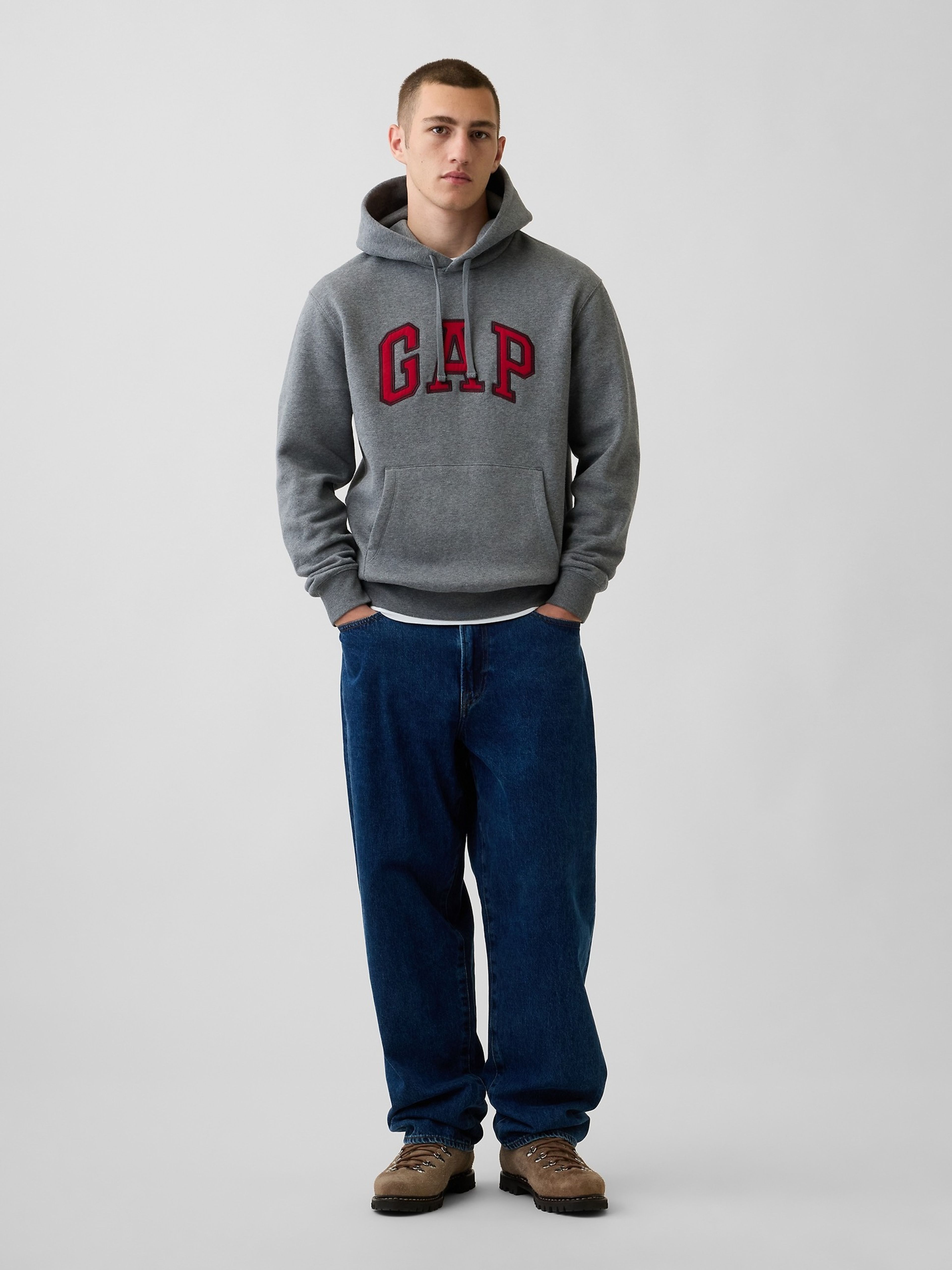VintageSoft Hoodie unisex mit Logo - 002