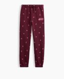 Pantaloni de trening pentru copii cu logo-Roșie - 002