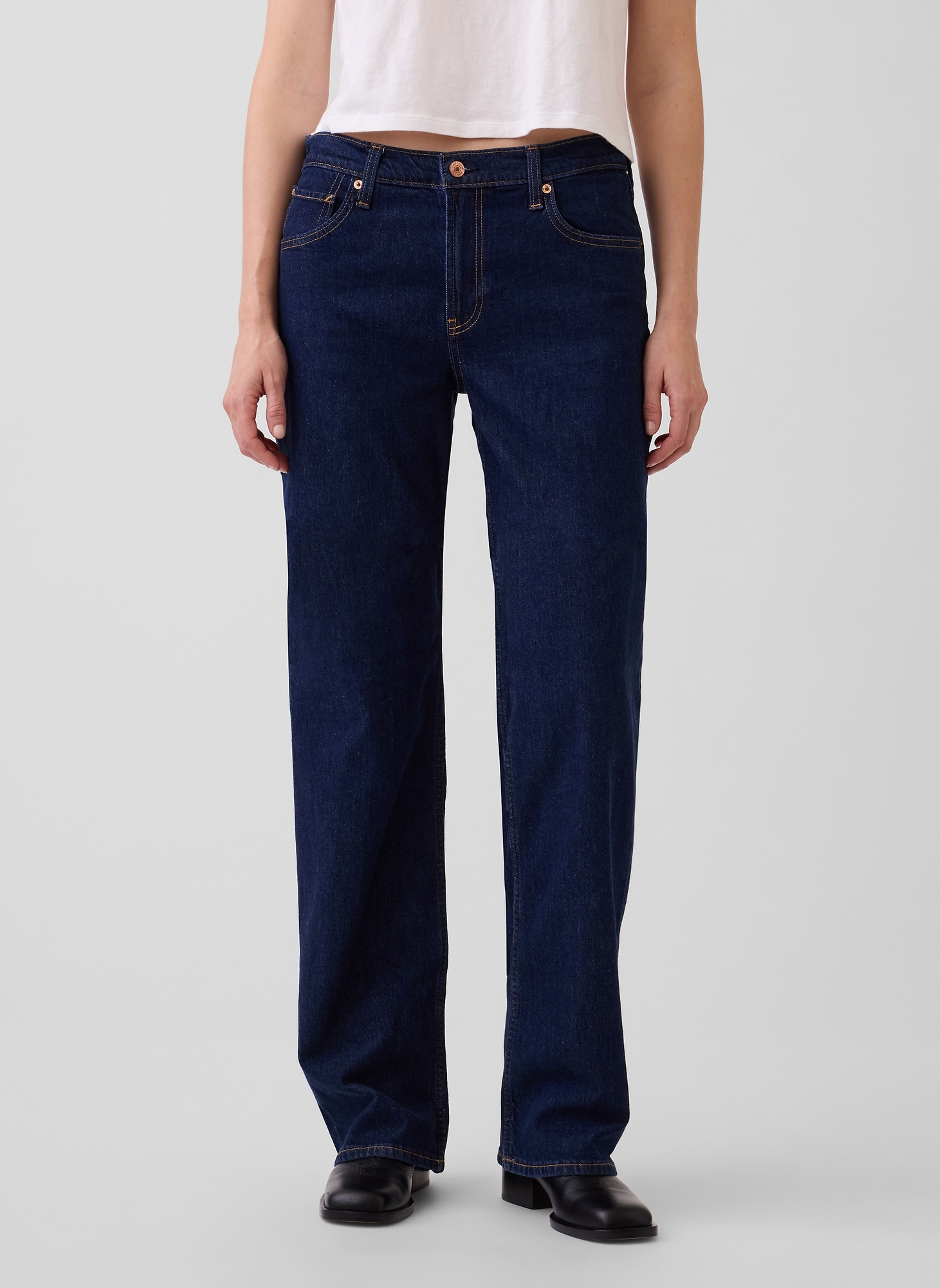 Low Rise 90s Loose Jeans - 002