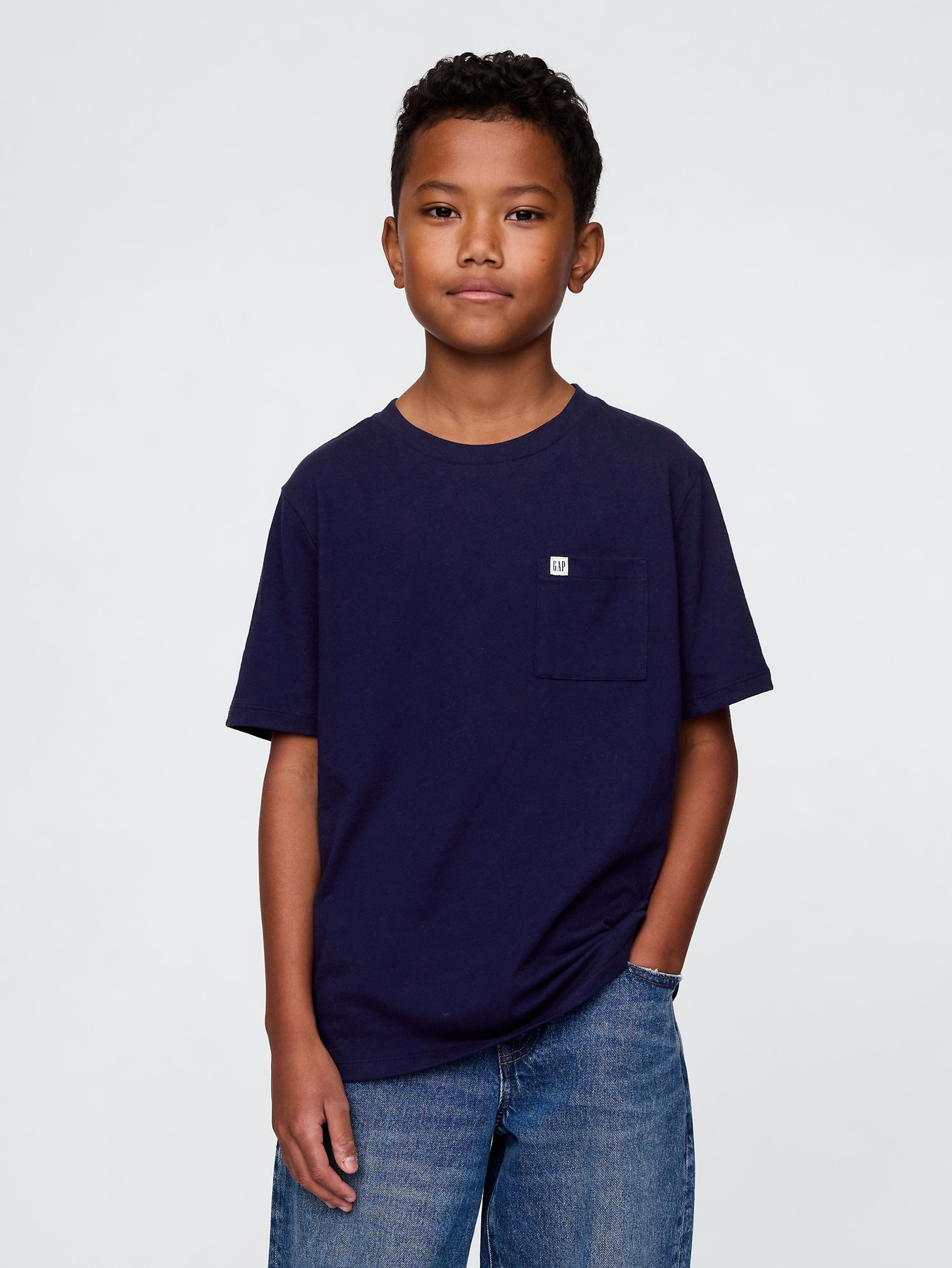 Jungen-Pocket-T-Shirt