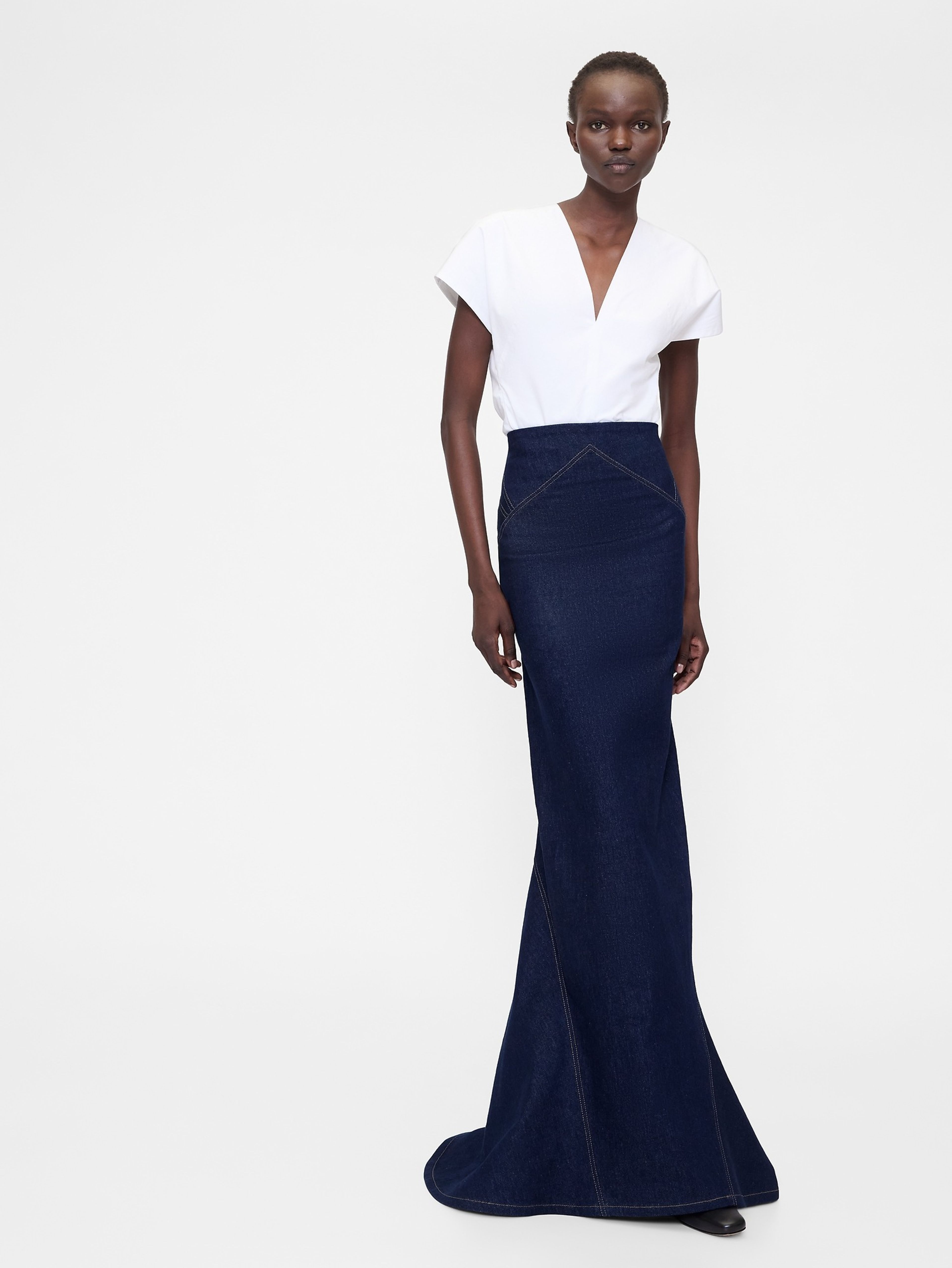 Damen-Jeans-Maxirock GapStudio by Zac Posen