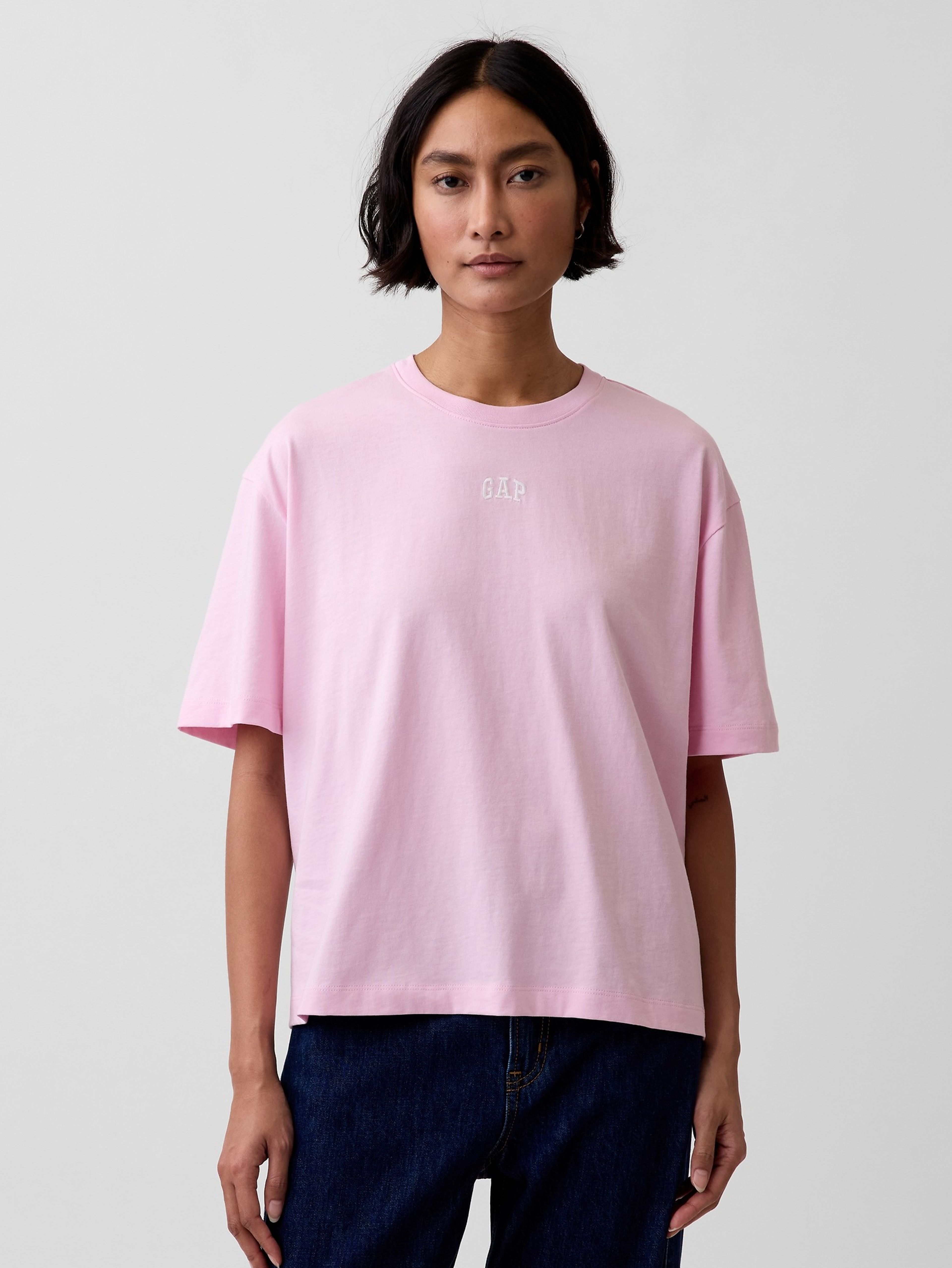 Oversize T-shirt z logo