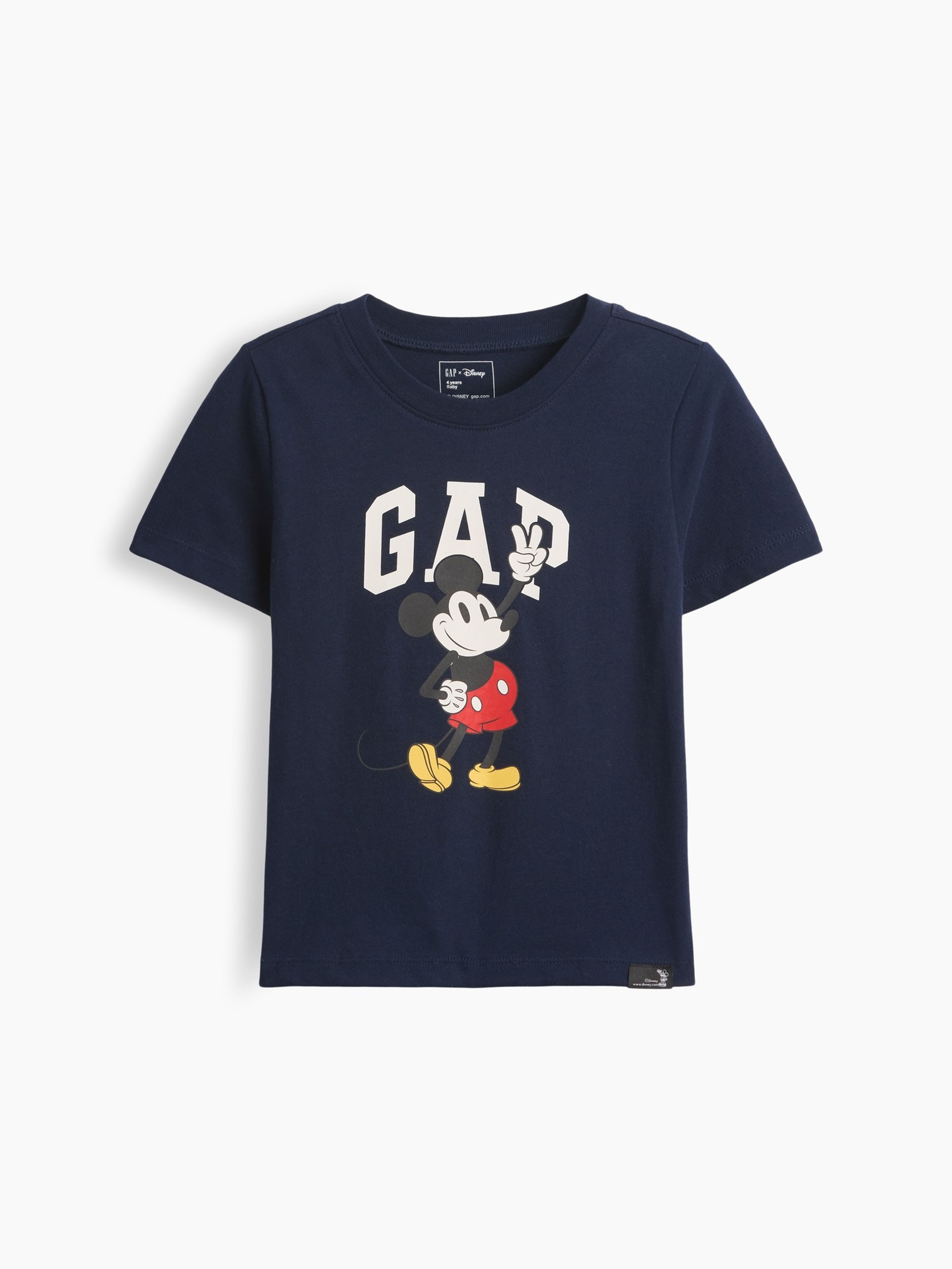 Baby póló Gap & Disney Mickey Mouse logóval - 001