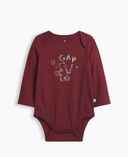 Baby body Brannan Bear-Červená - 001