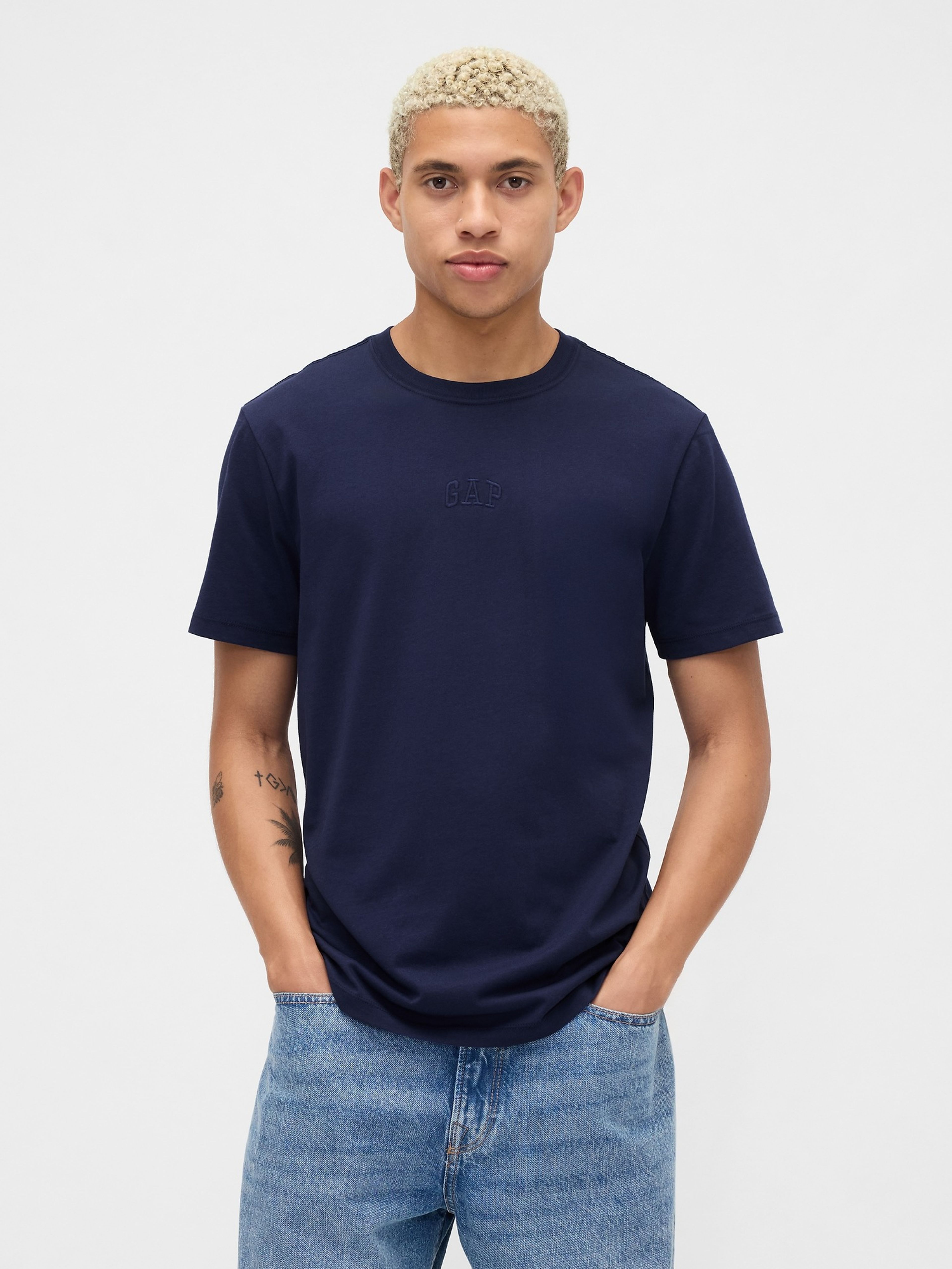 Herren-T-Shirt mit Logo, Everyday Soft