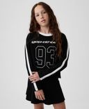 Gyerek oversize póló Gap Athletic-Fekete - 002