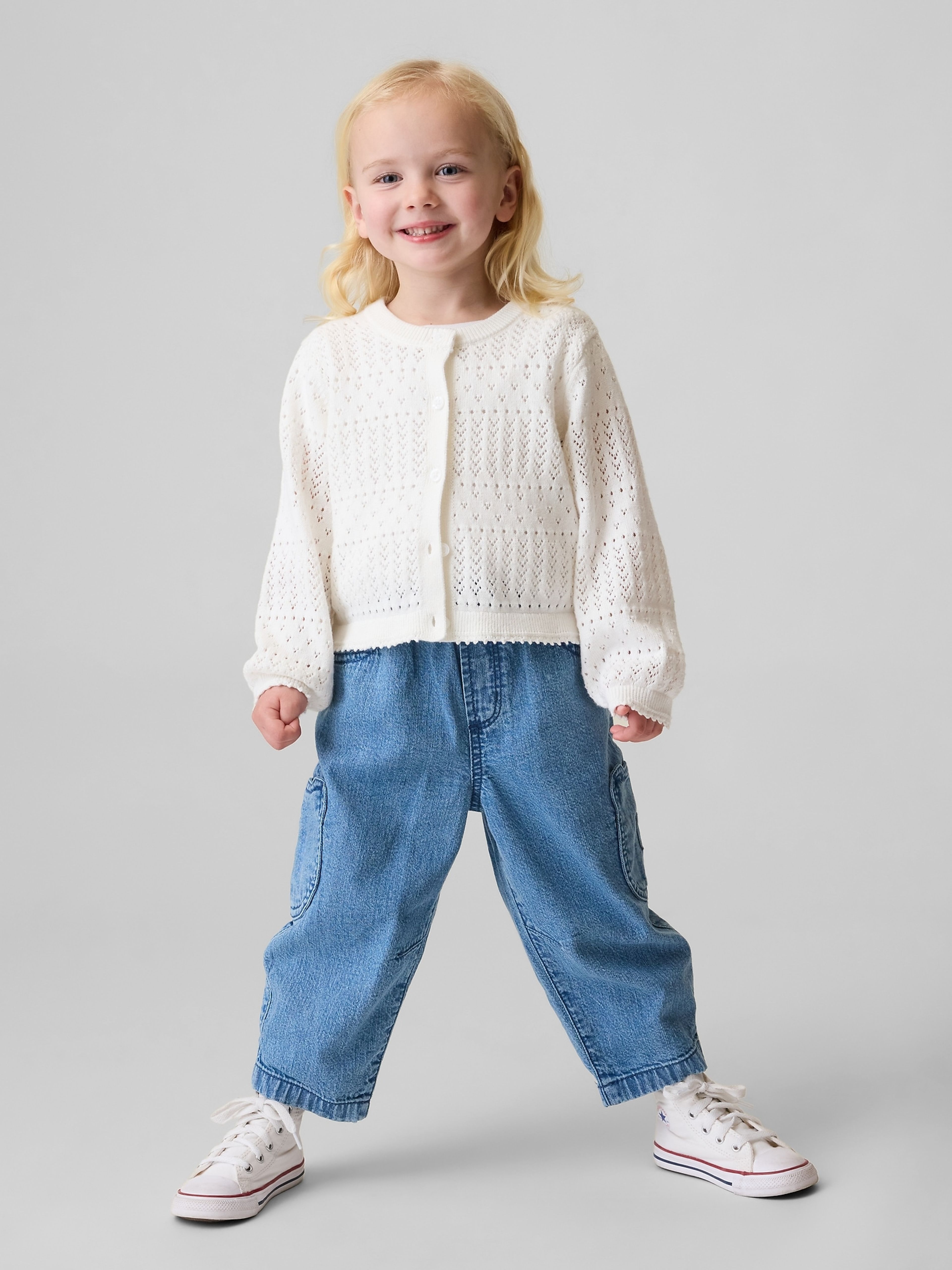 Baby Pull-On Barrel Jeans Brannan Bear unisex - 002