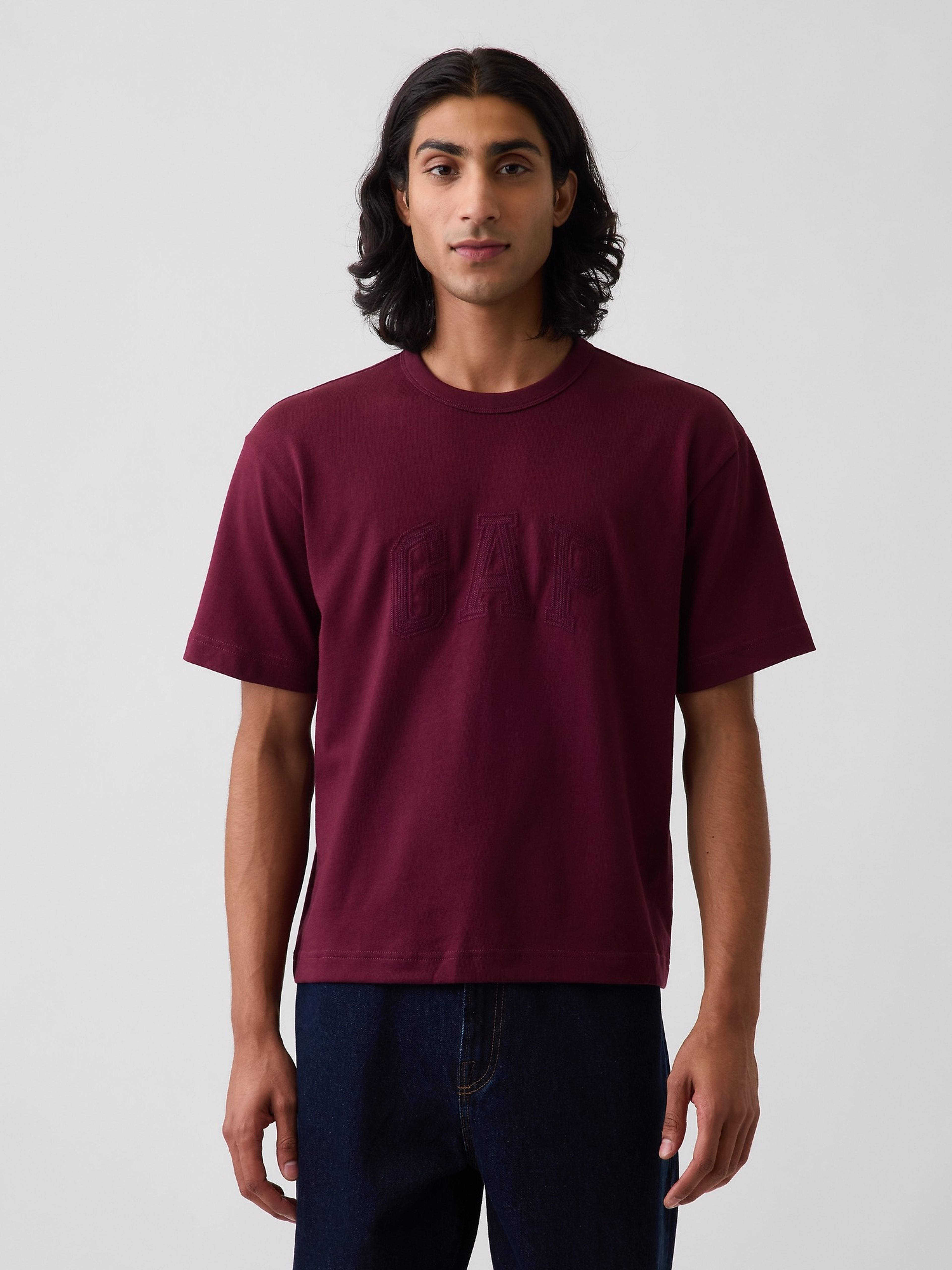 Crop T-shirt Heavyweight z logo - 001