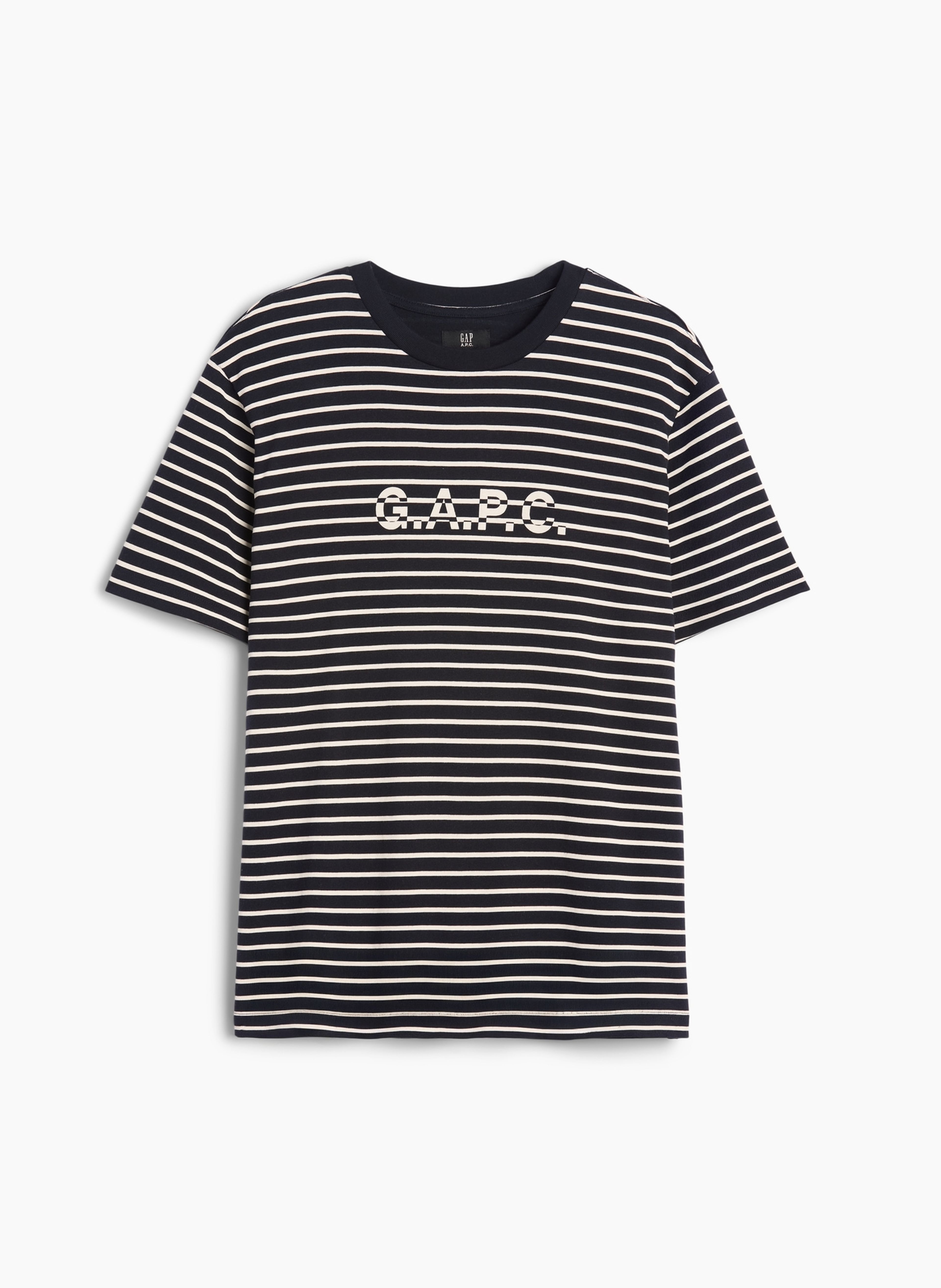 Gestreept T-shirt Gap × A.P.C. unisex met logo - 007