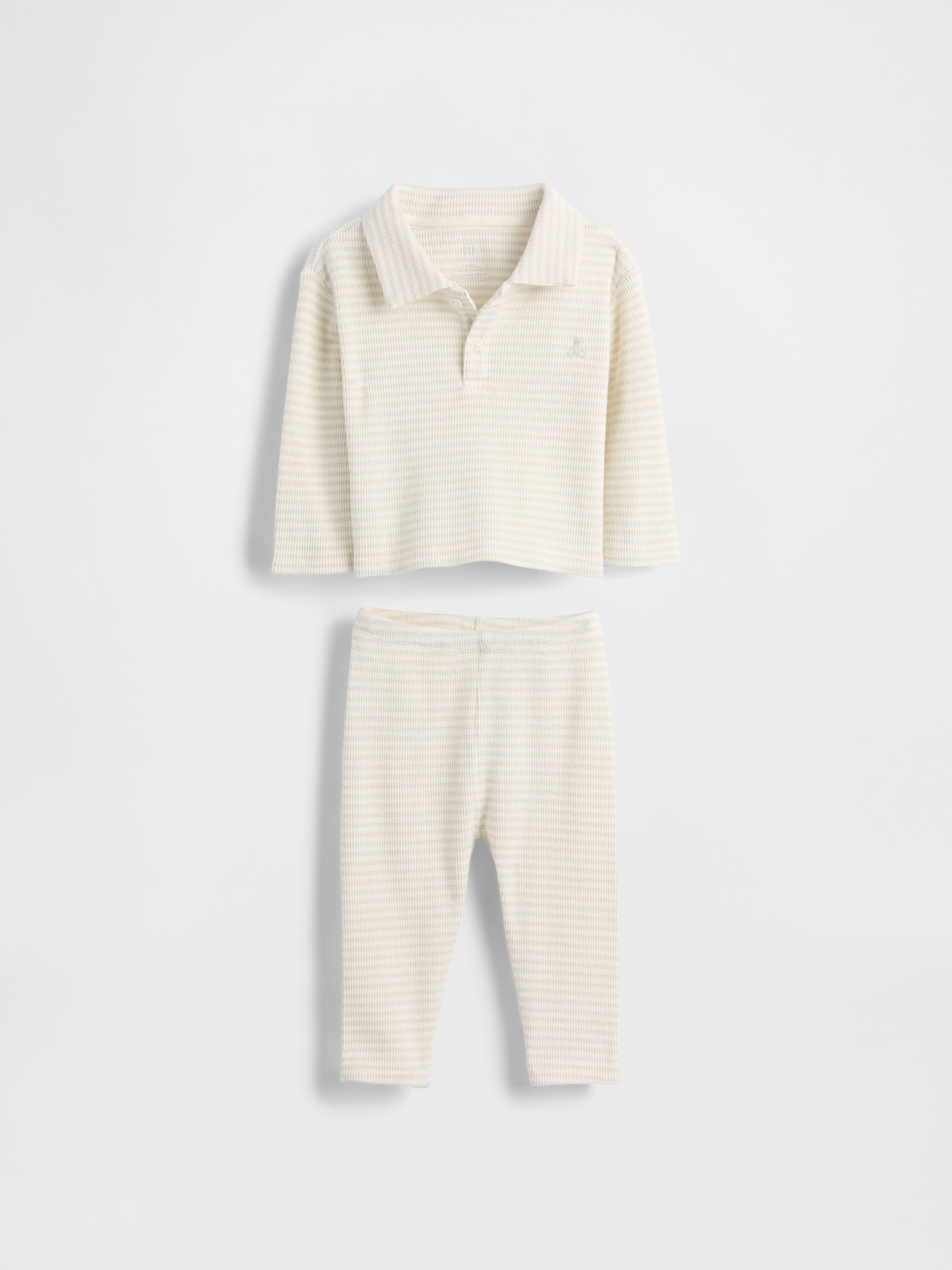 Baby Softspun Waffel Outfit-Set Brannan Bear - 001