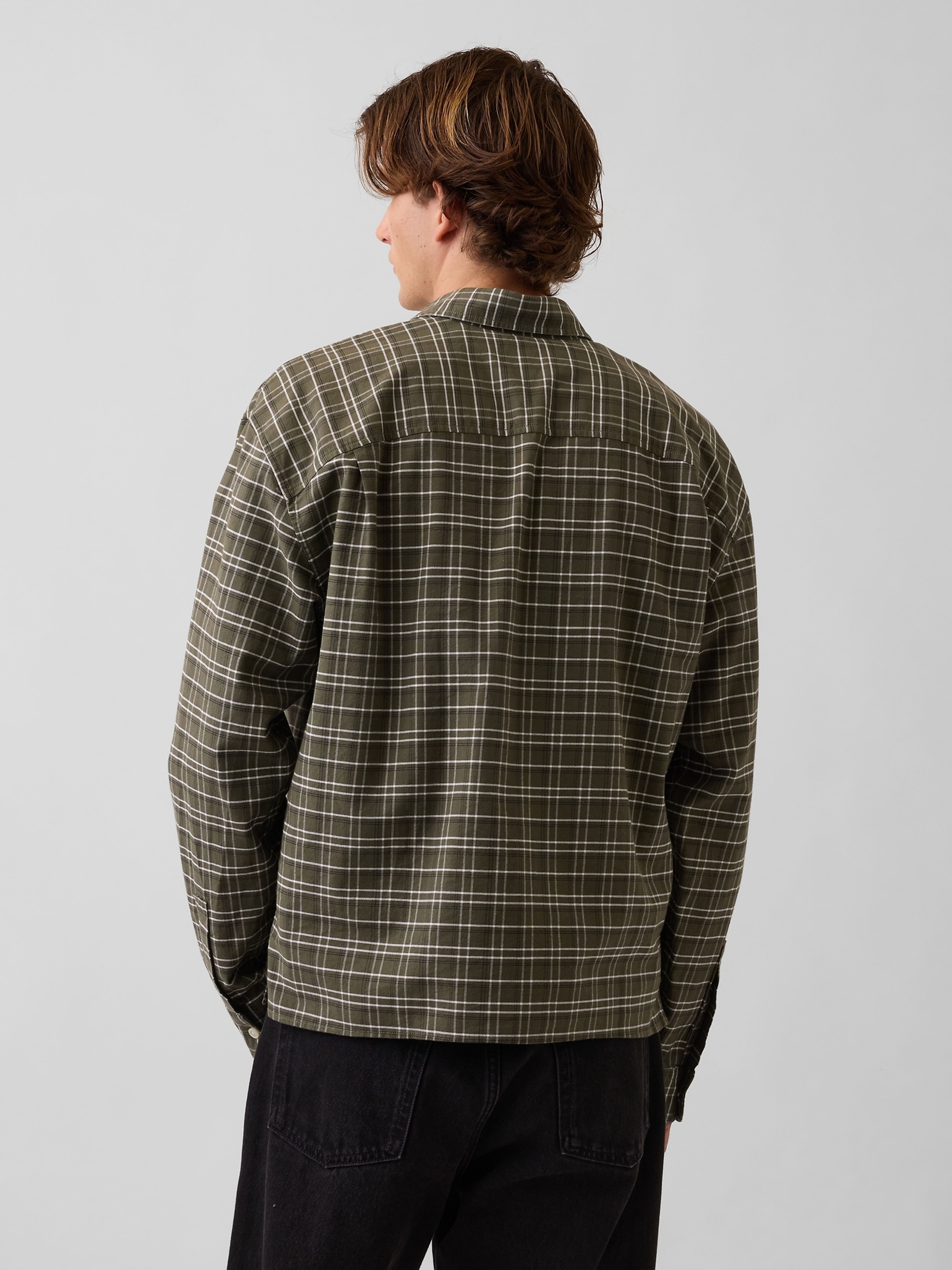Crop košile Oxford Shirt - 002