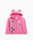 Baby mikina Gap & Disney Minnie Mouse-Růžová - 001