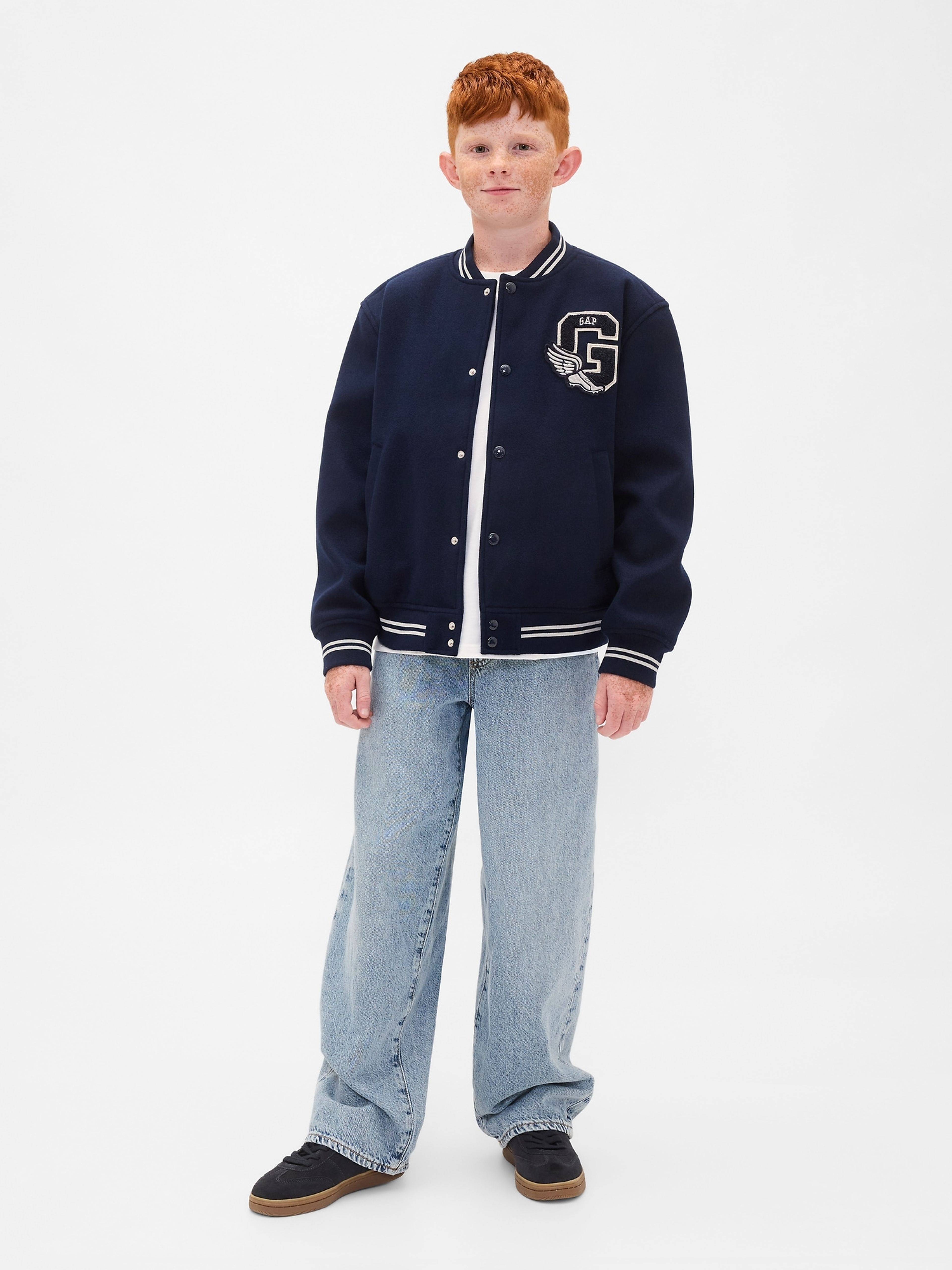 Kinder Bomberjacke mit Logo - 004