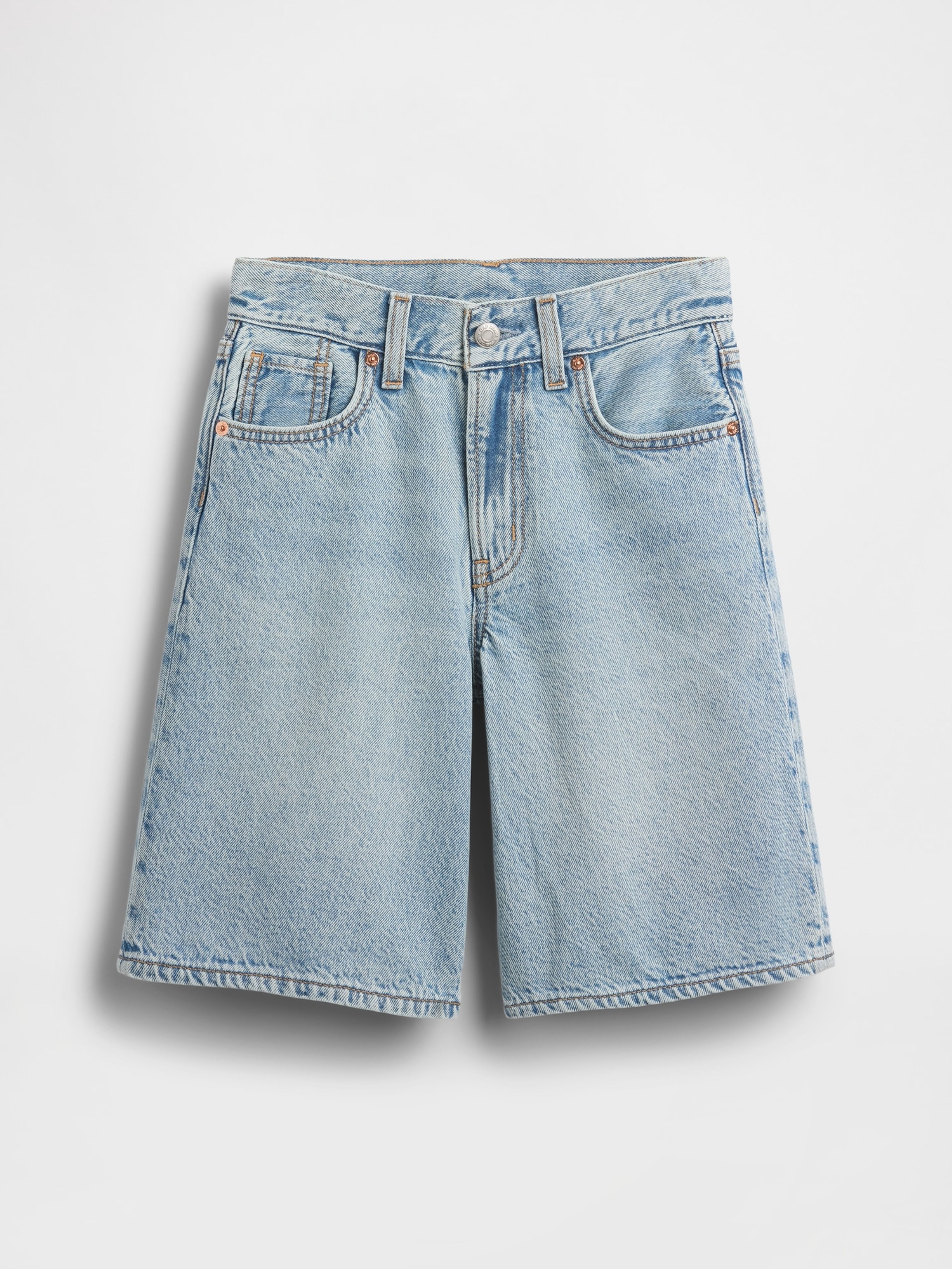Kinder denim shorts Longline