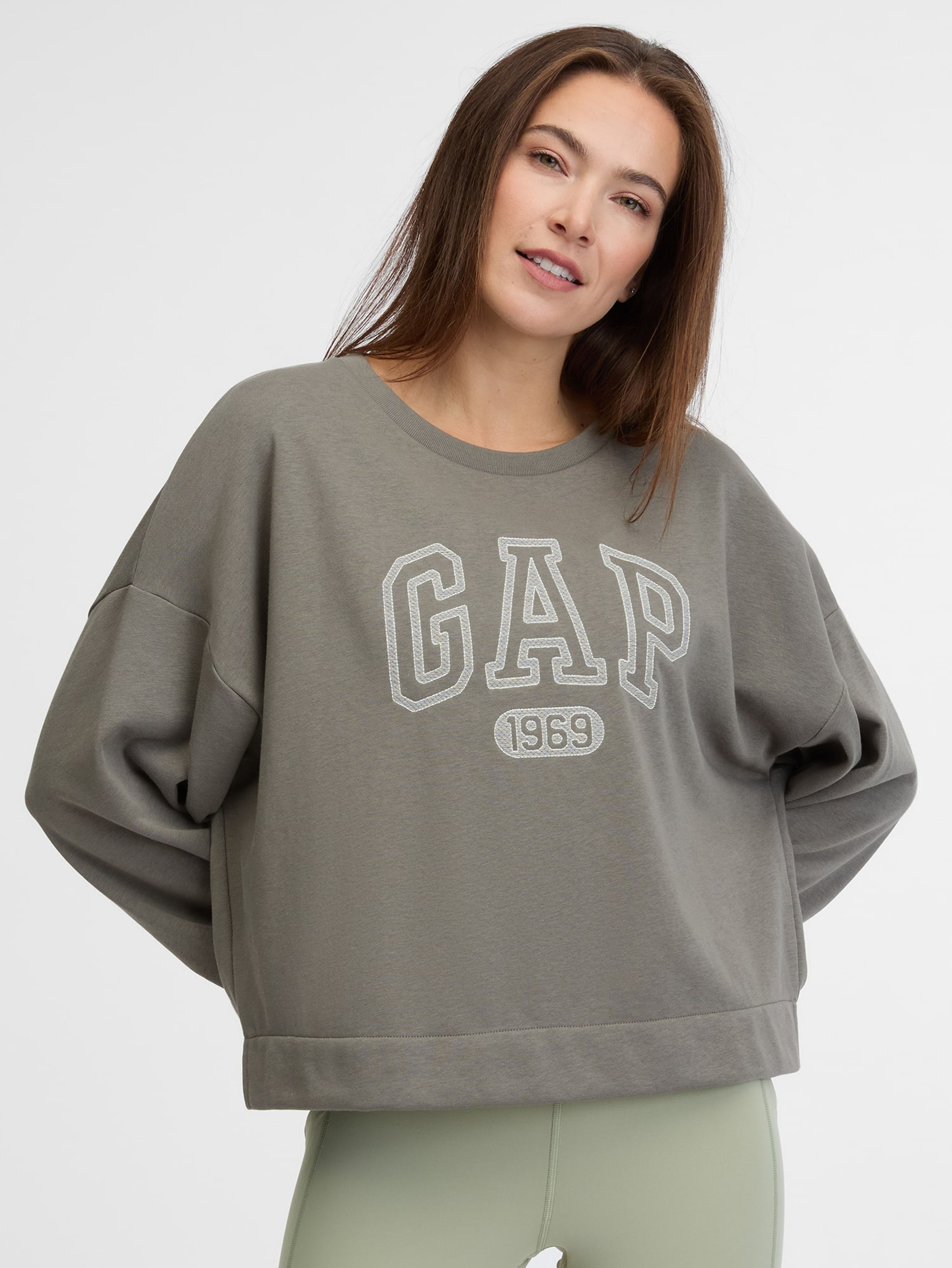 Sweatshirt mit Logo Oversize