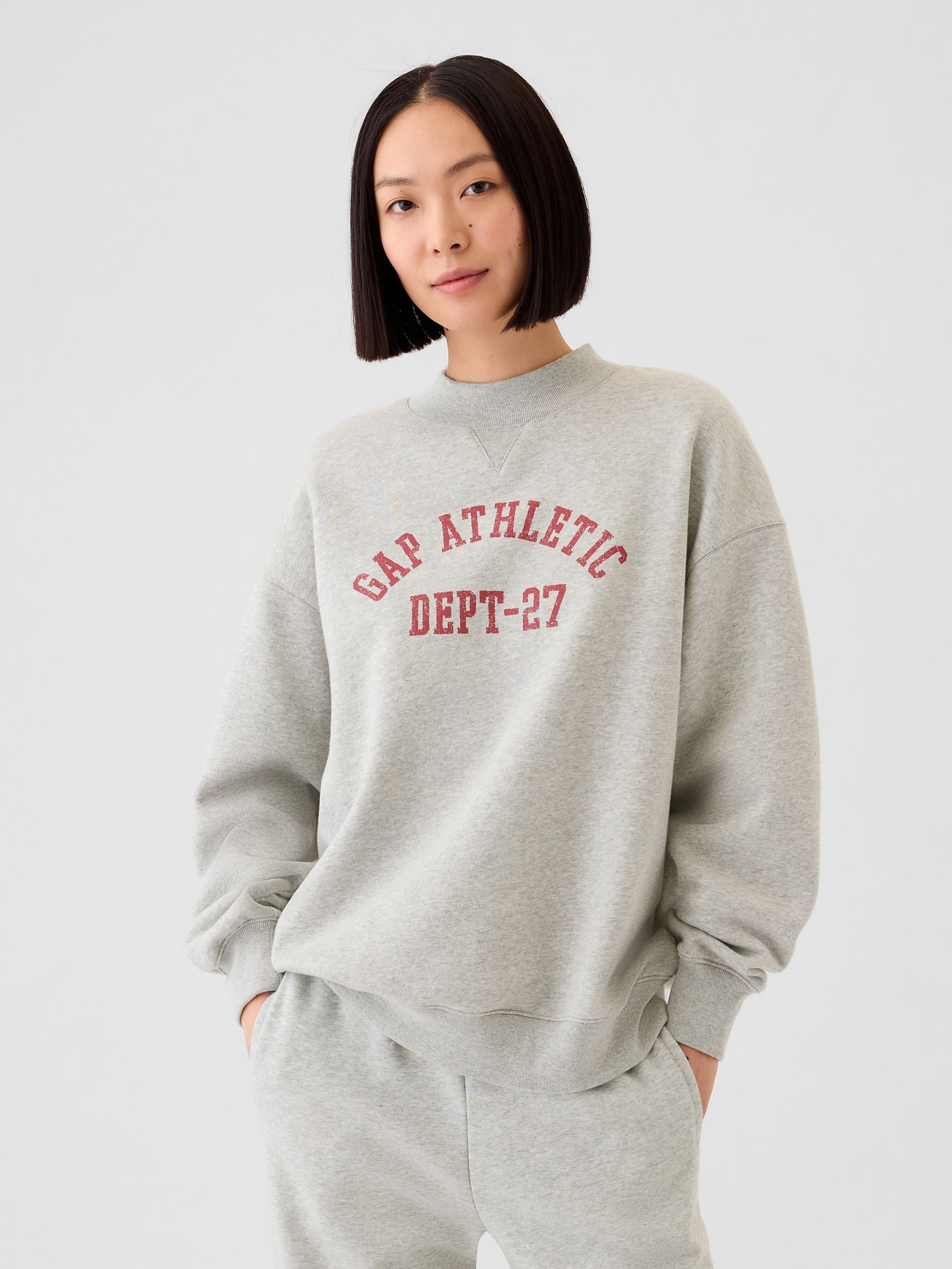 Oversized Sweatshirt mit Logo