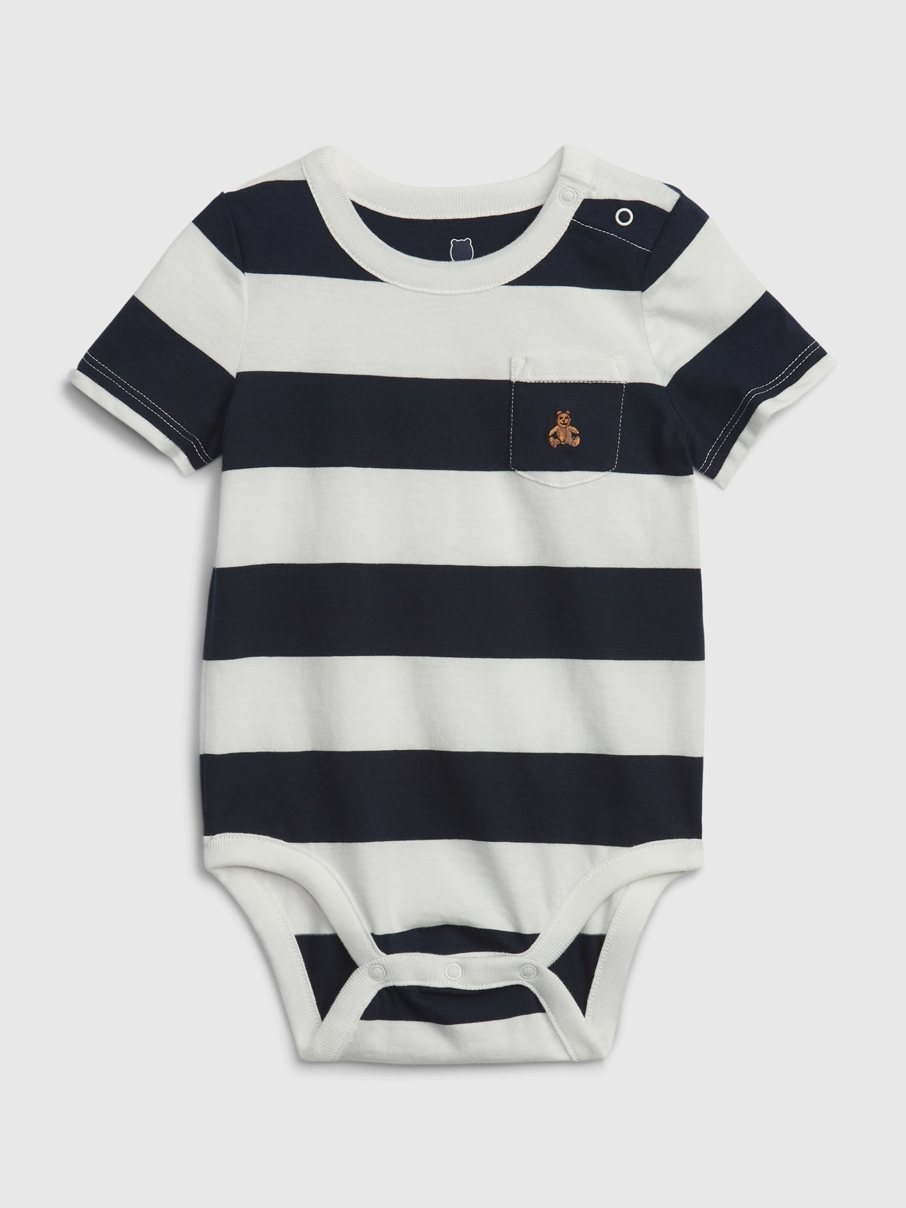 Baby pruhované body Mix & Match