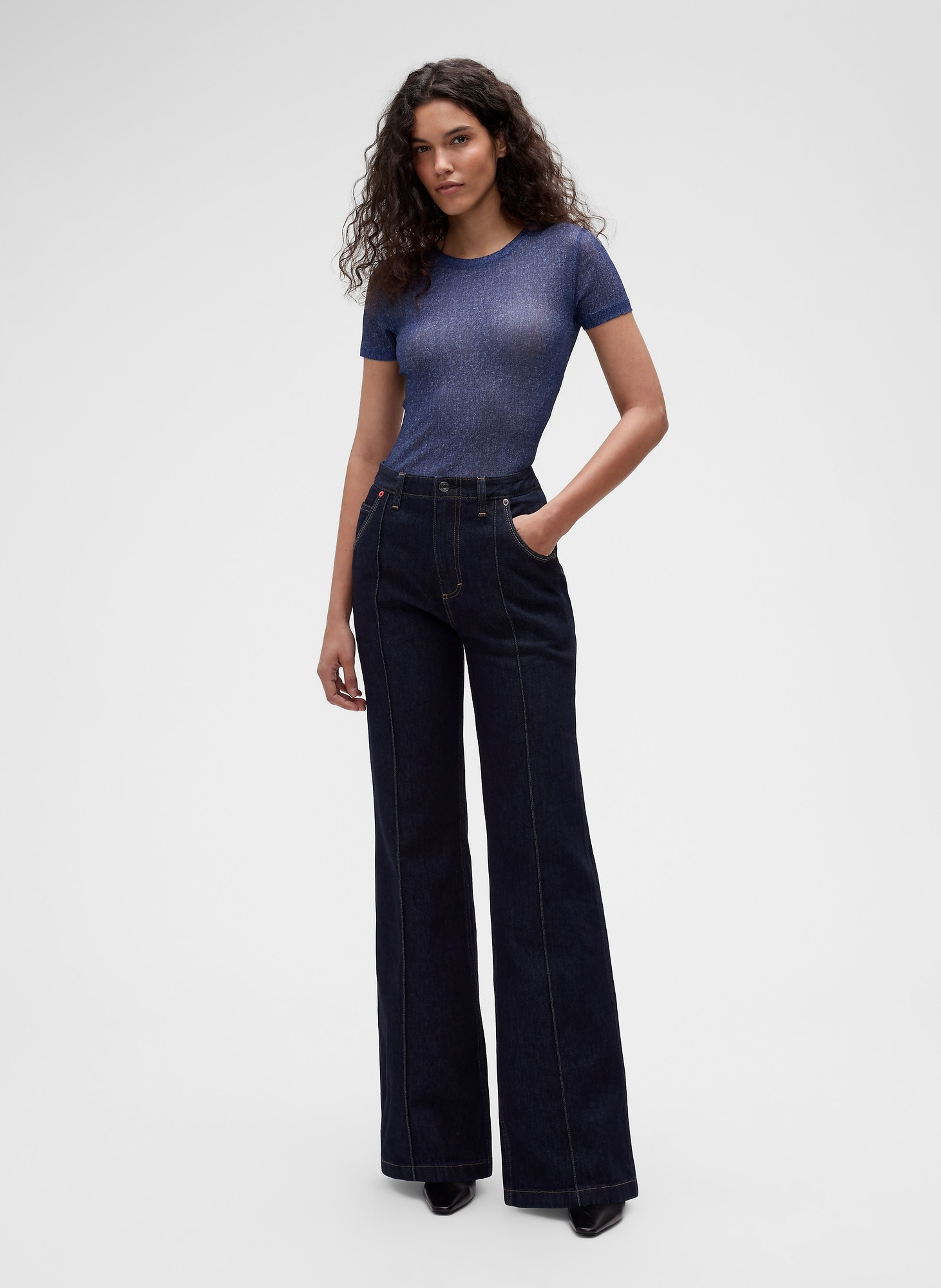 Průsvitné tričko GapStudio by Zac Posen - 003