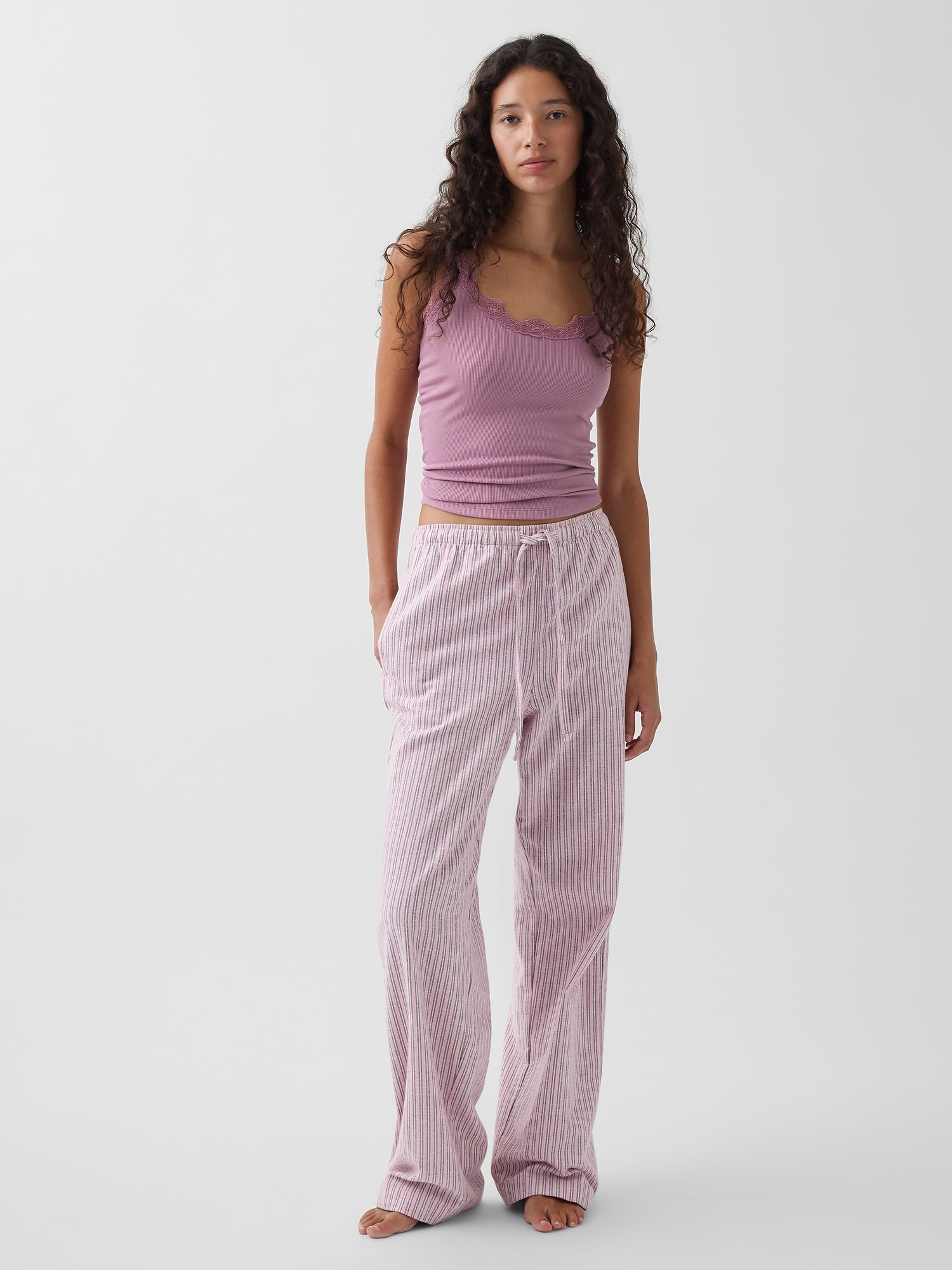 Pyžamové flanelové nohavice unisex - 003