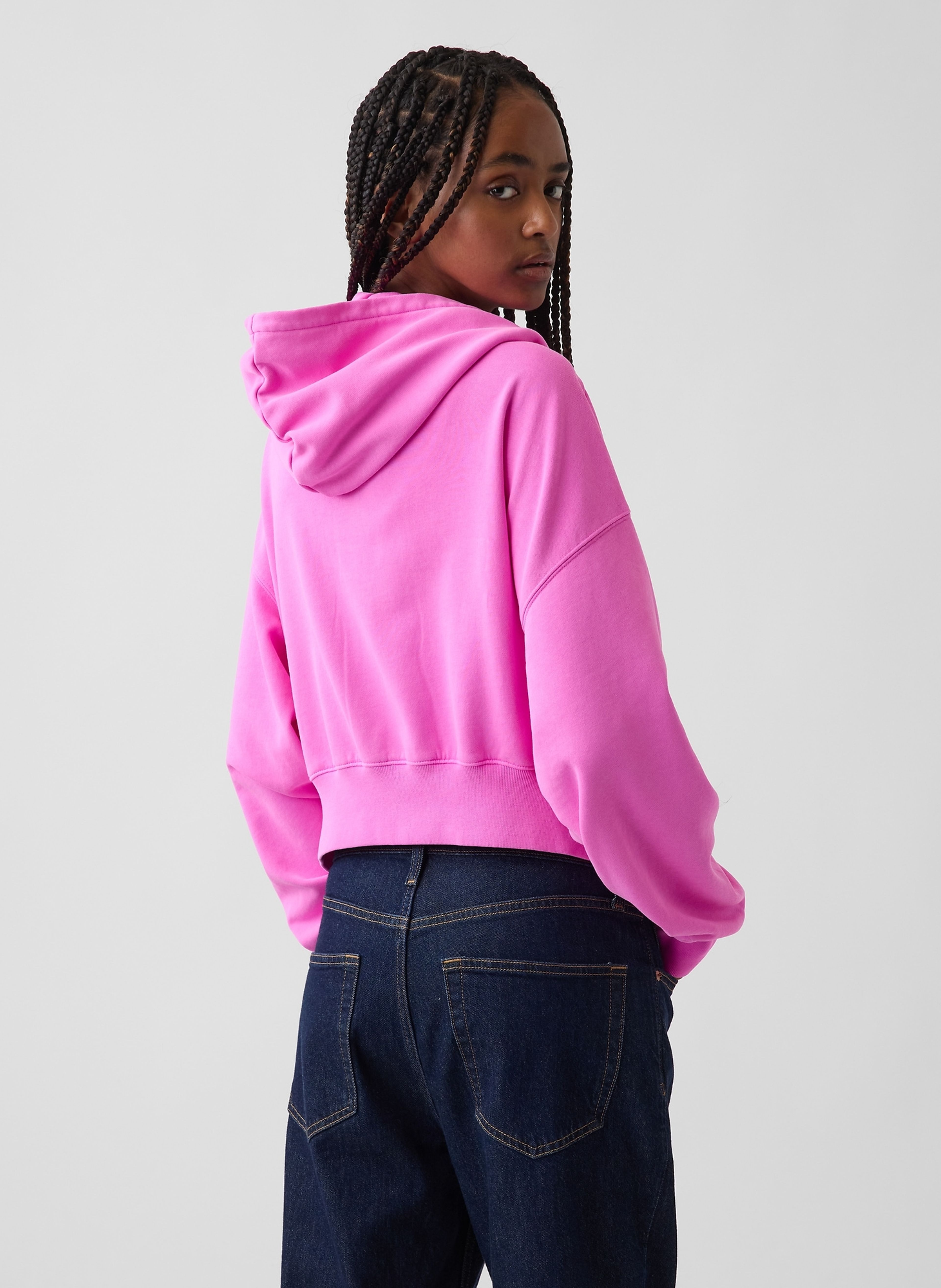 Oversize sweatshirt VintageSoft met logo - 003