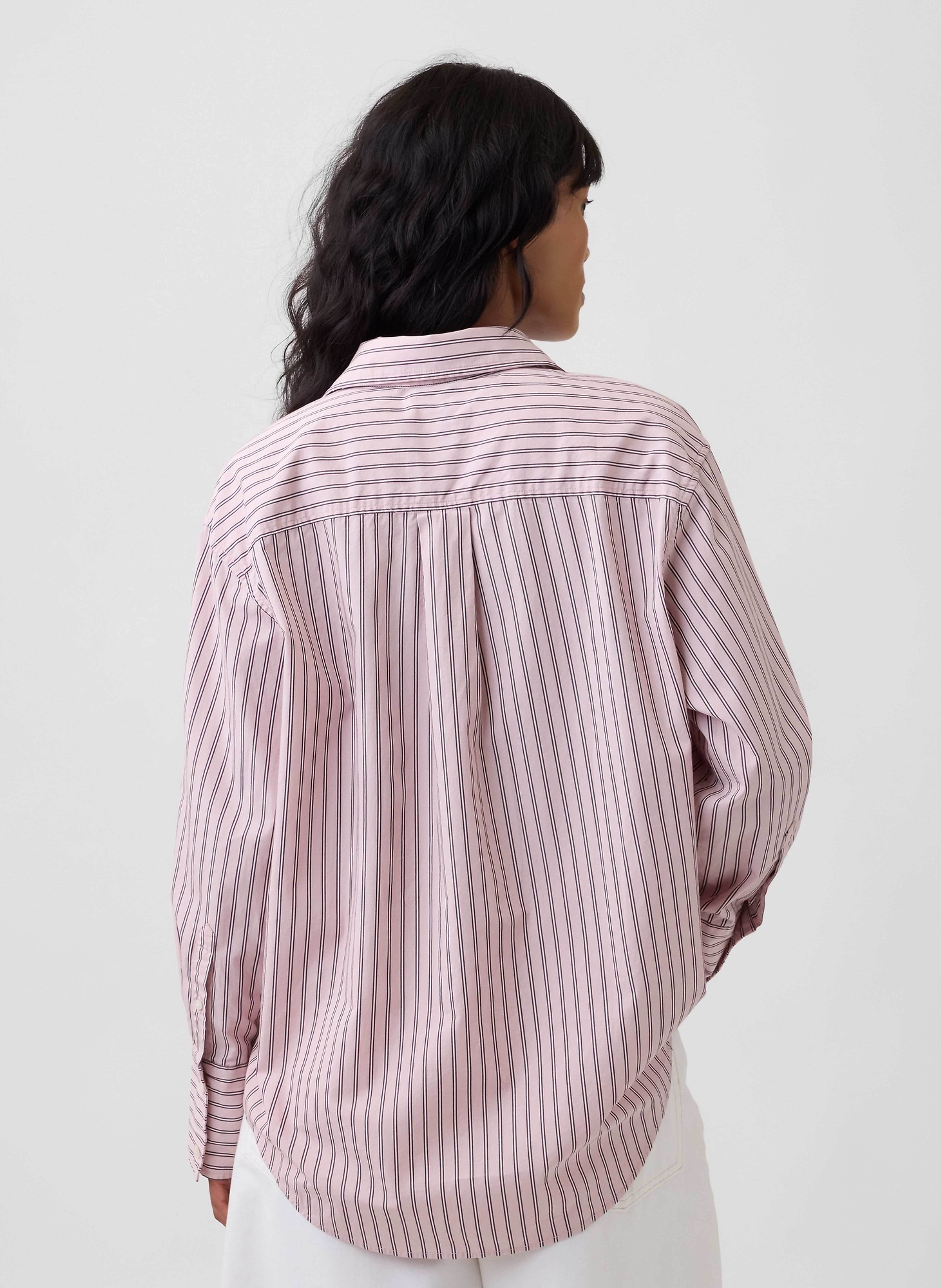 Popelínová oversize košeľa Big Shirt - 002