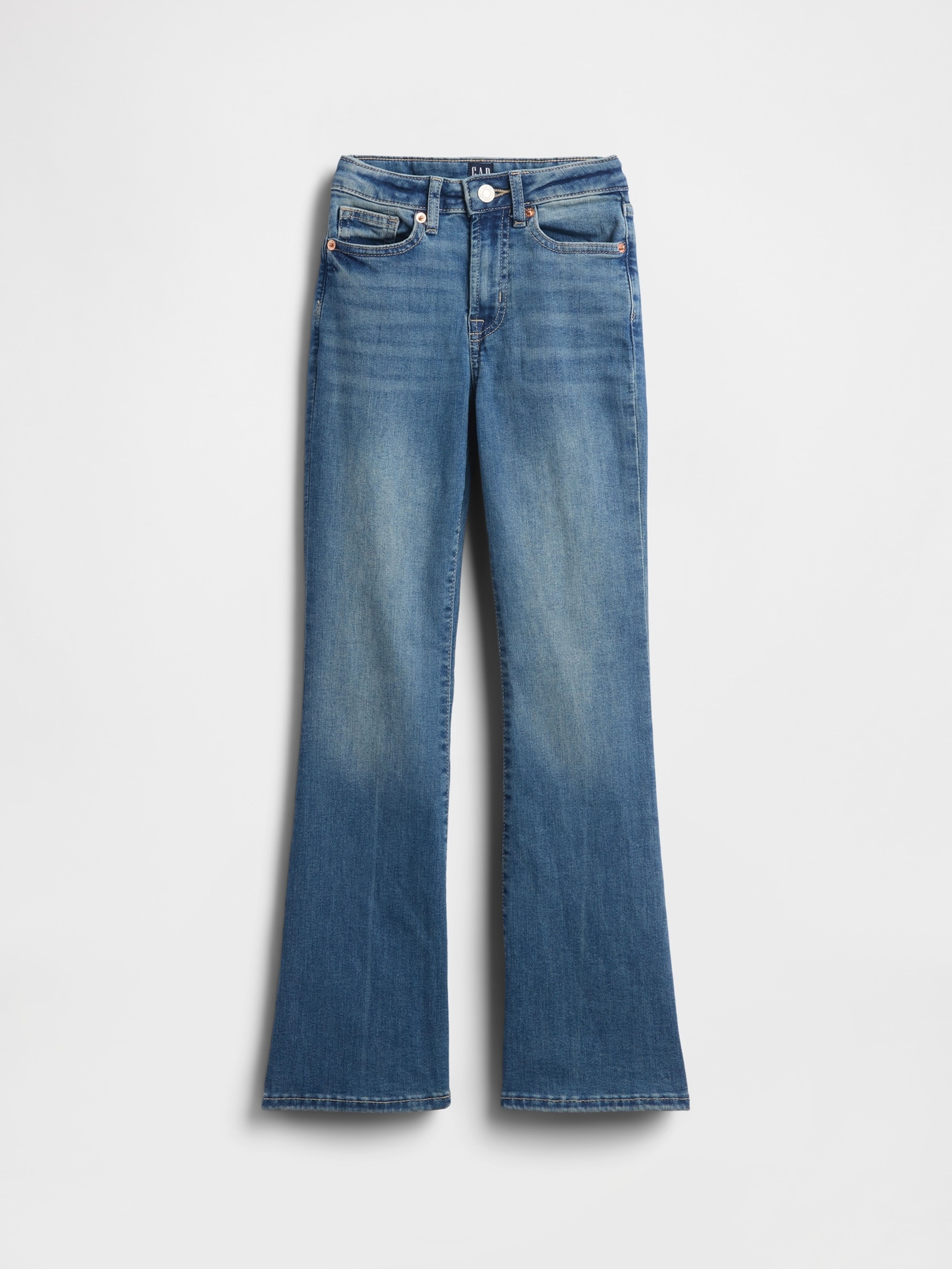 Jeansy dziecięce High Rise 70s Flare - 001