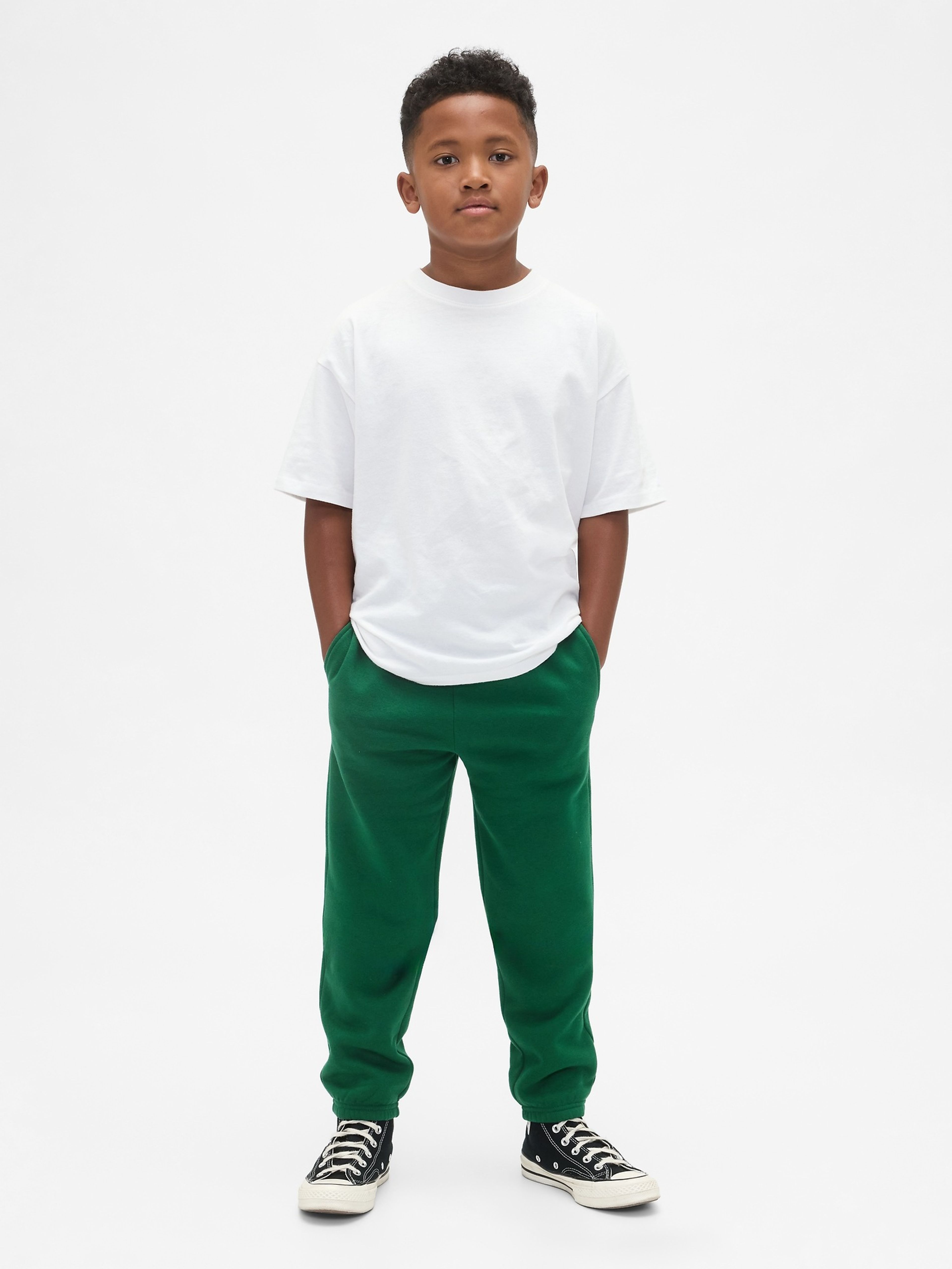 Pantaloni de trening copii cu logo
