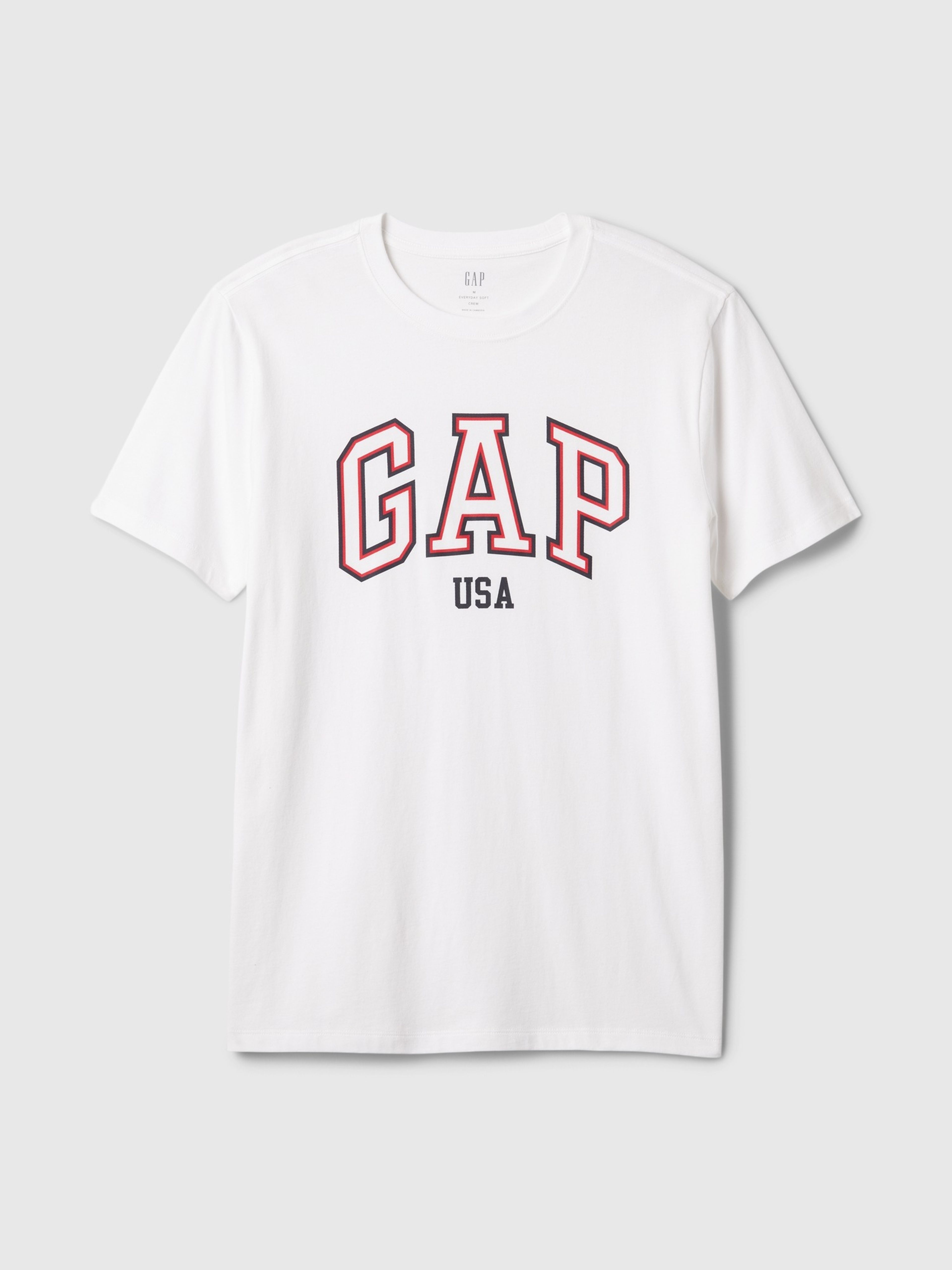 T-shirt con logo Gap USA - 005