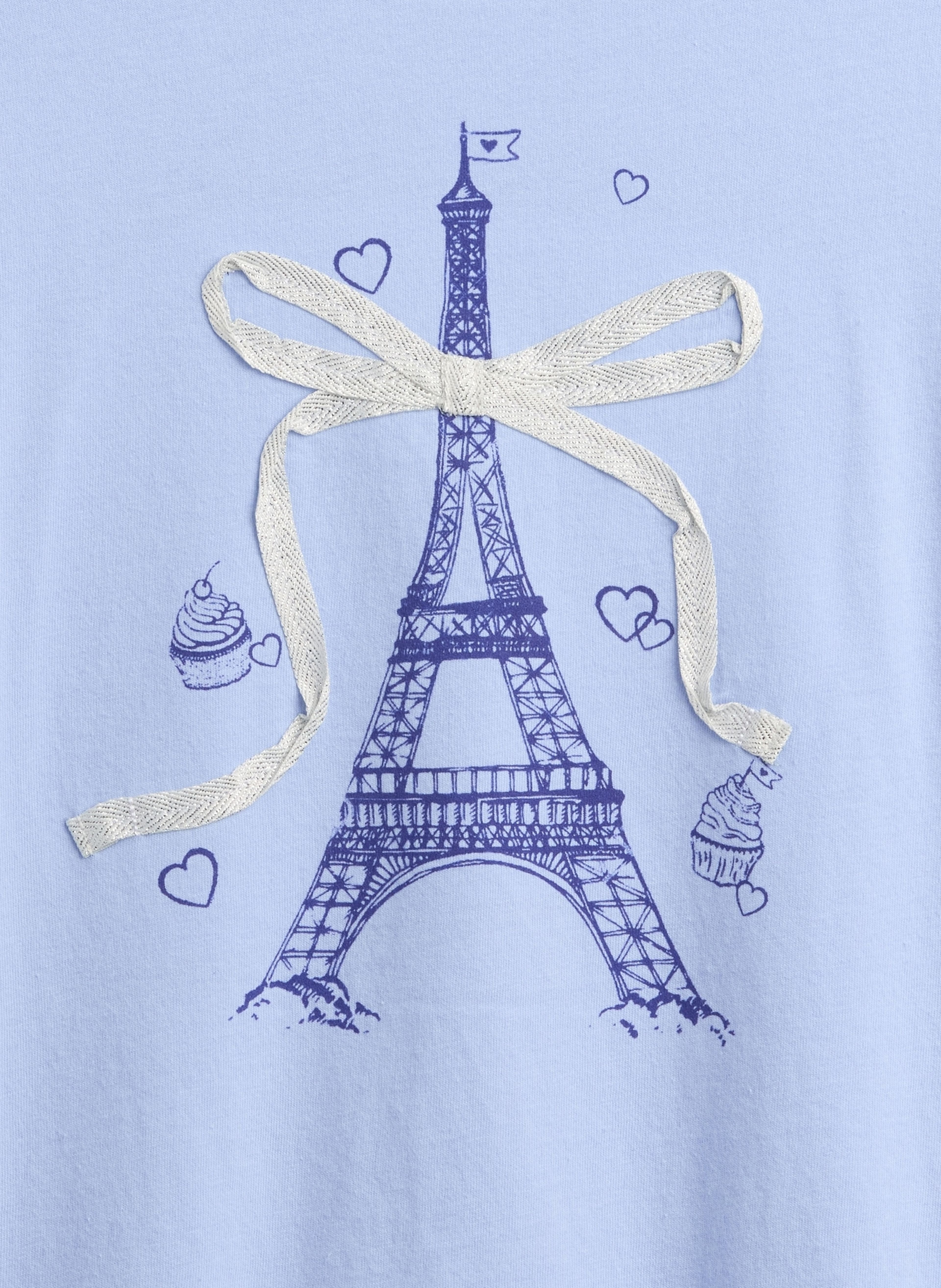 Dziecięcy oversize t-shirt z logo Gap & Disney - 004