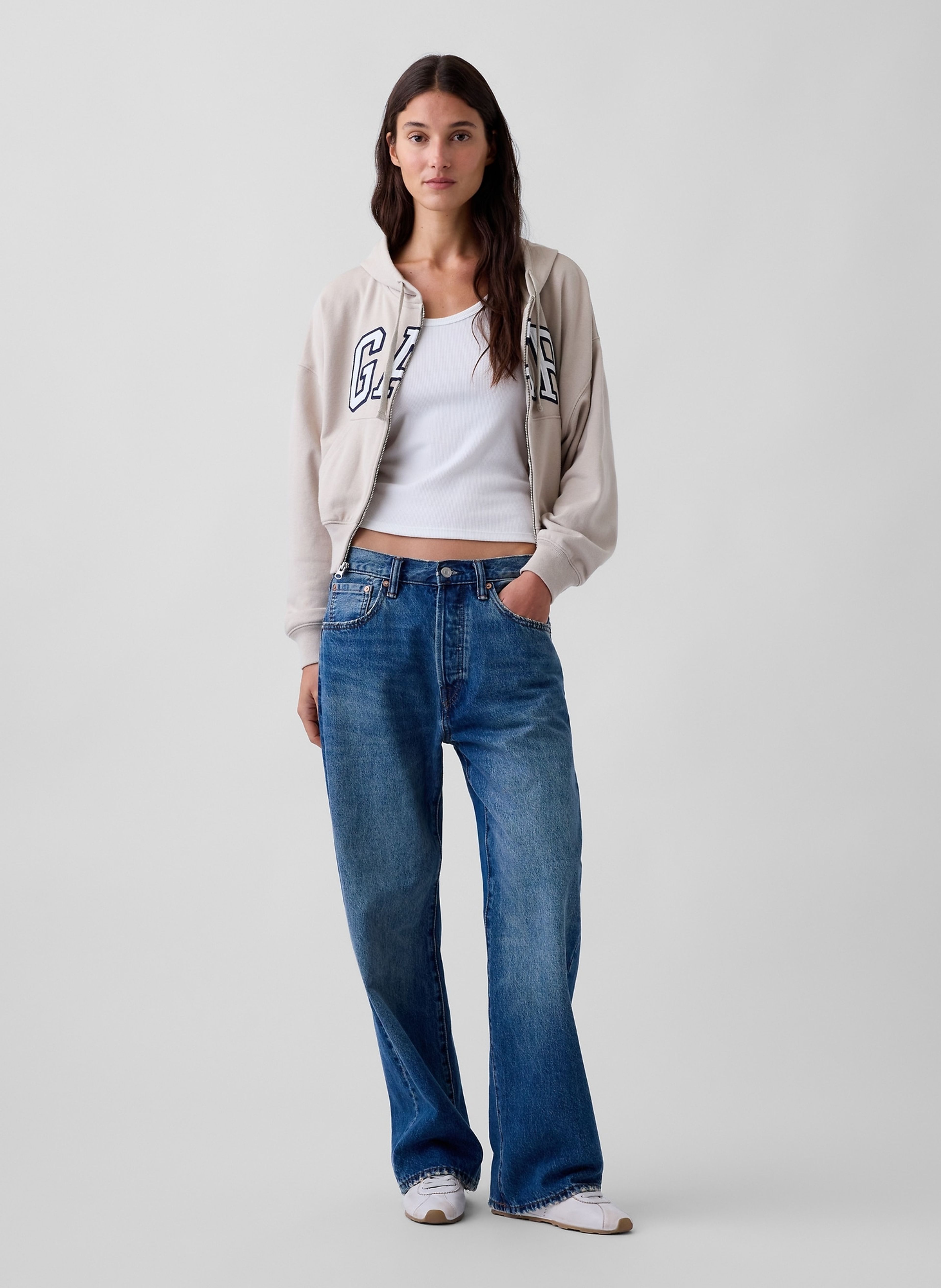 Oversize mikina s logem - 002