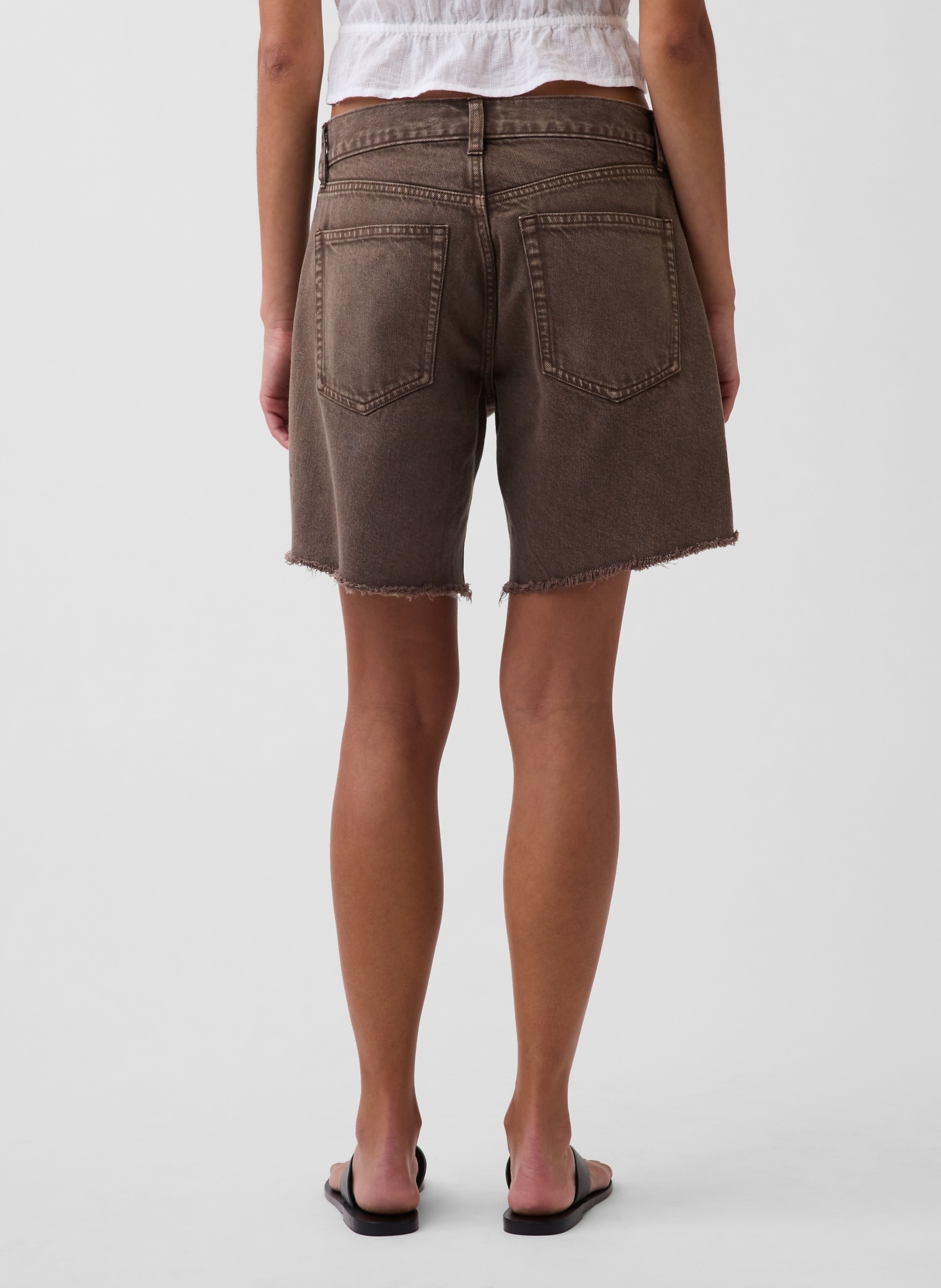 Bermudas vaqueras Mid Rise loose - 004