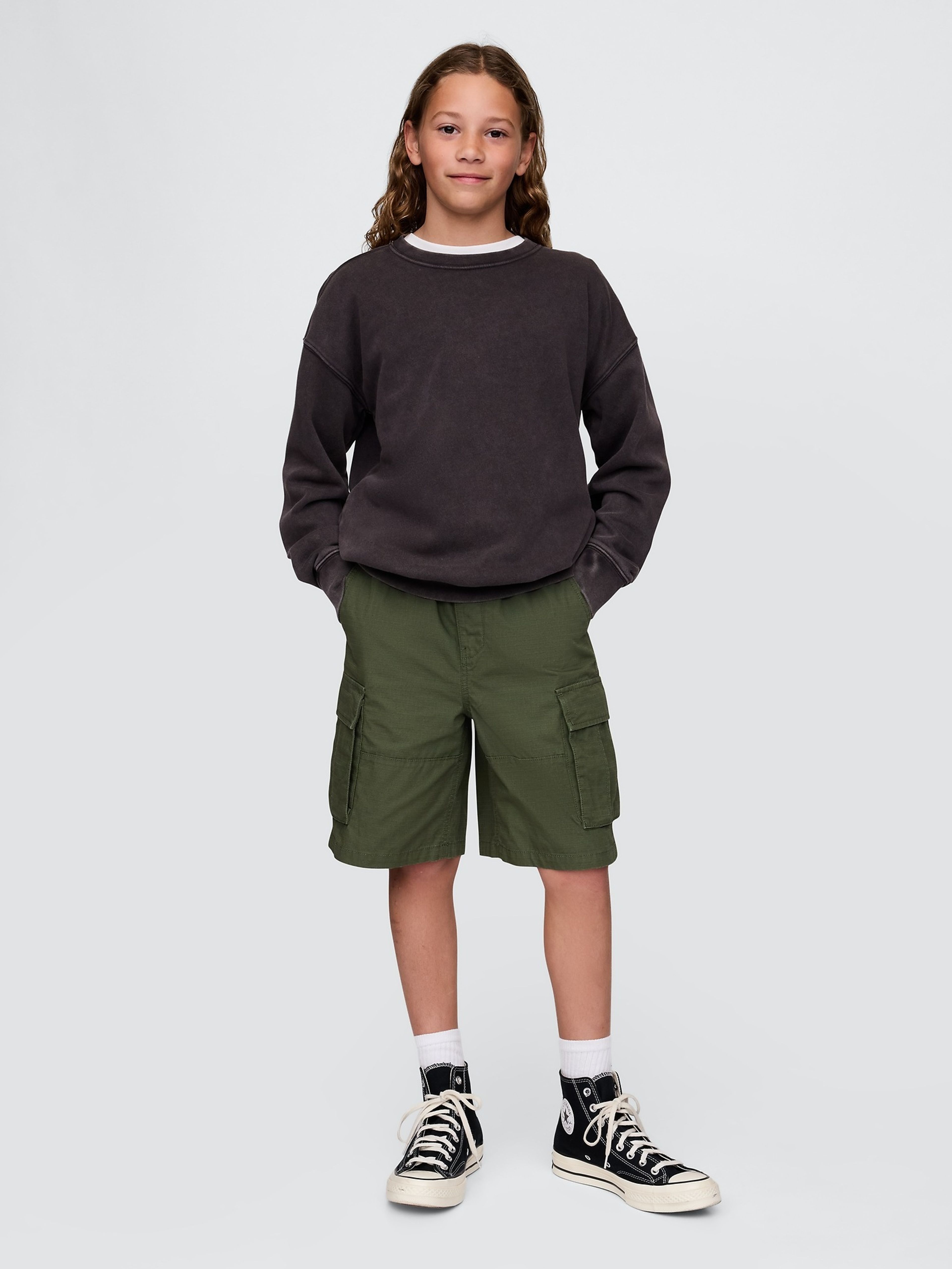 Jungen-Cargo-Shorts Ripstop